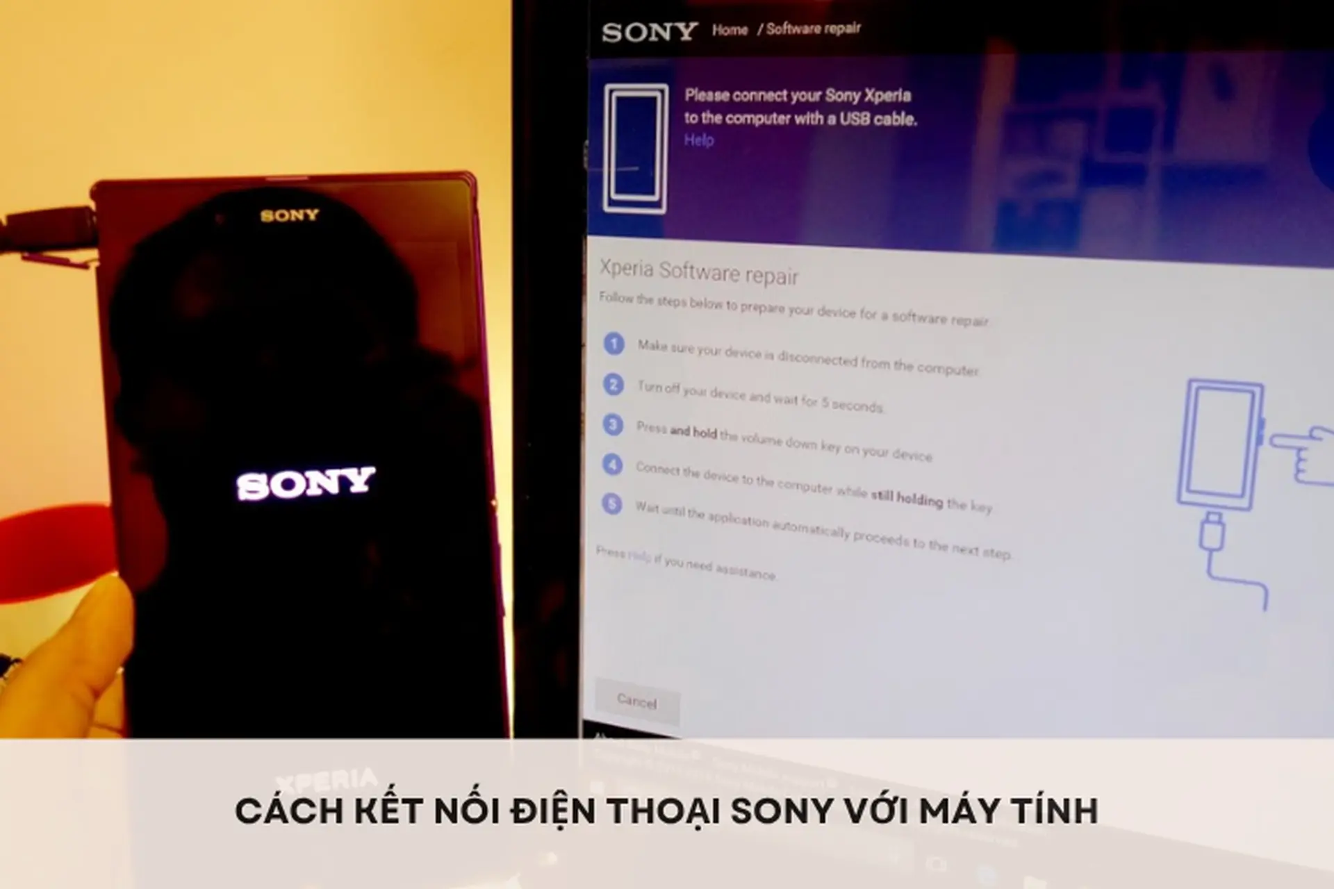 Cách kết nối điện thoại Sony với máy tính đơn giản, nhanh chóng ai cũng làm được