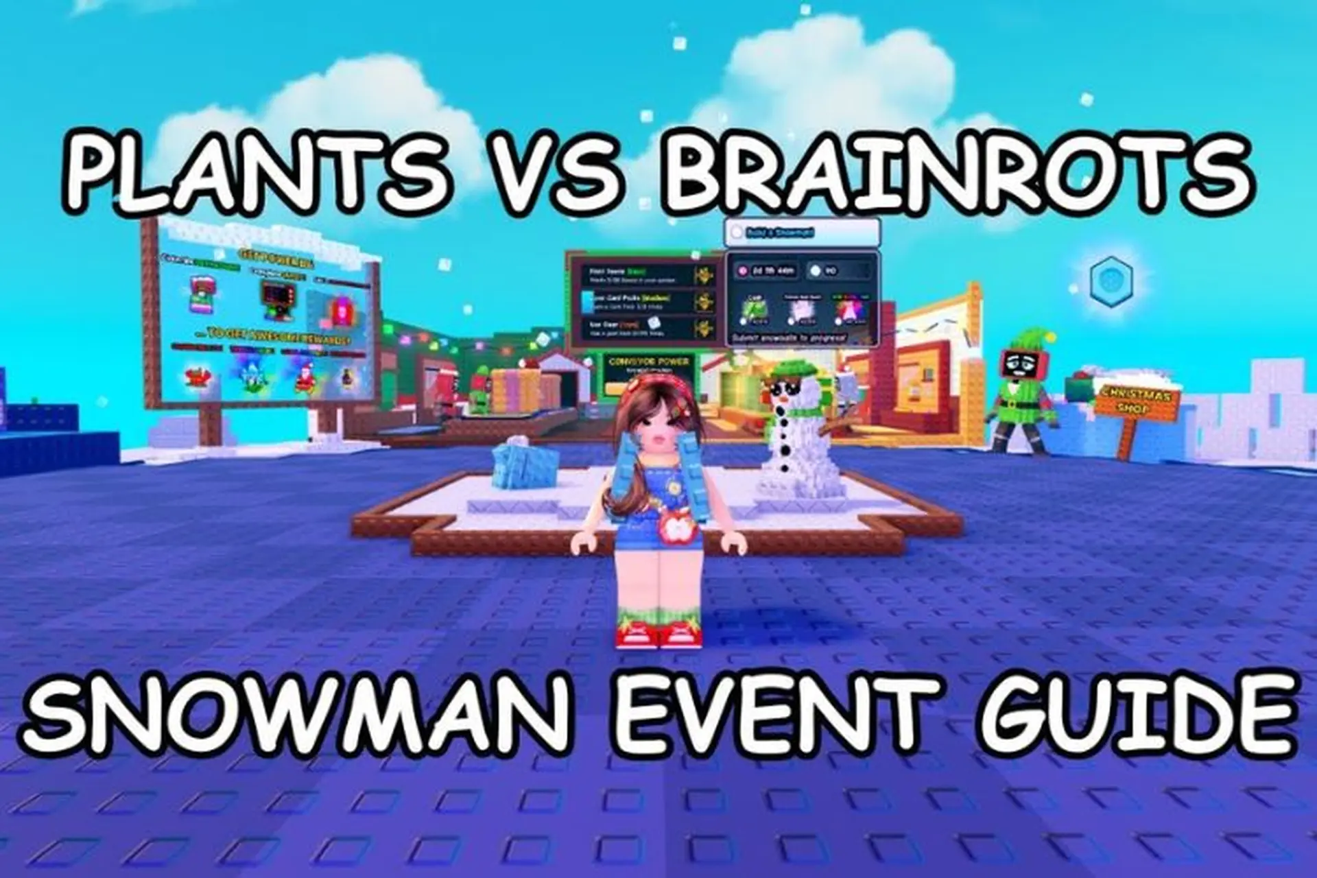 Cách làm người tuyết trong Plants vs Brainrots: Hướng dẫn chi tiết và mẹo farm nhanh