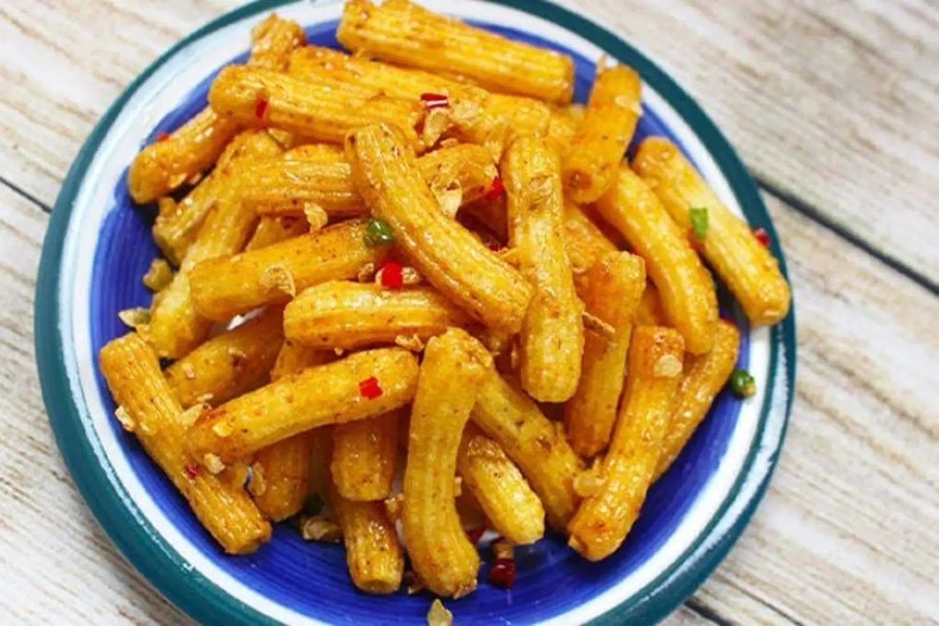 4 cách làm nui chiên bằng nồi chiên không dầu cho bữa ăn gia đình thêm đậm đà, hấp dẫn