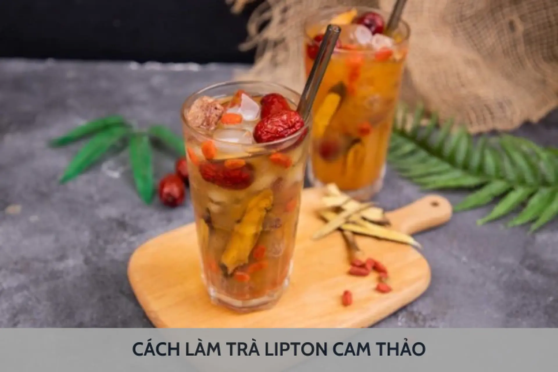 Hướng dẫn chi tiết cách làm trà Lipton cam thảo ngọt thanh, thơm ngon tại nhà