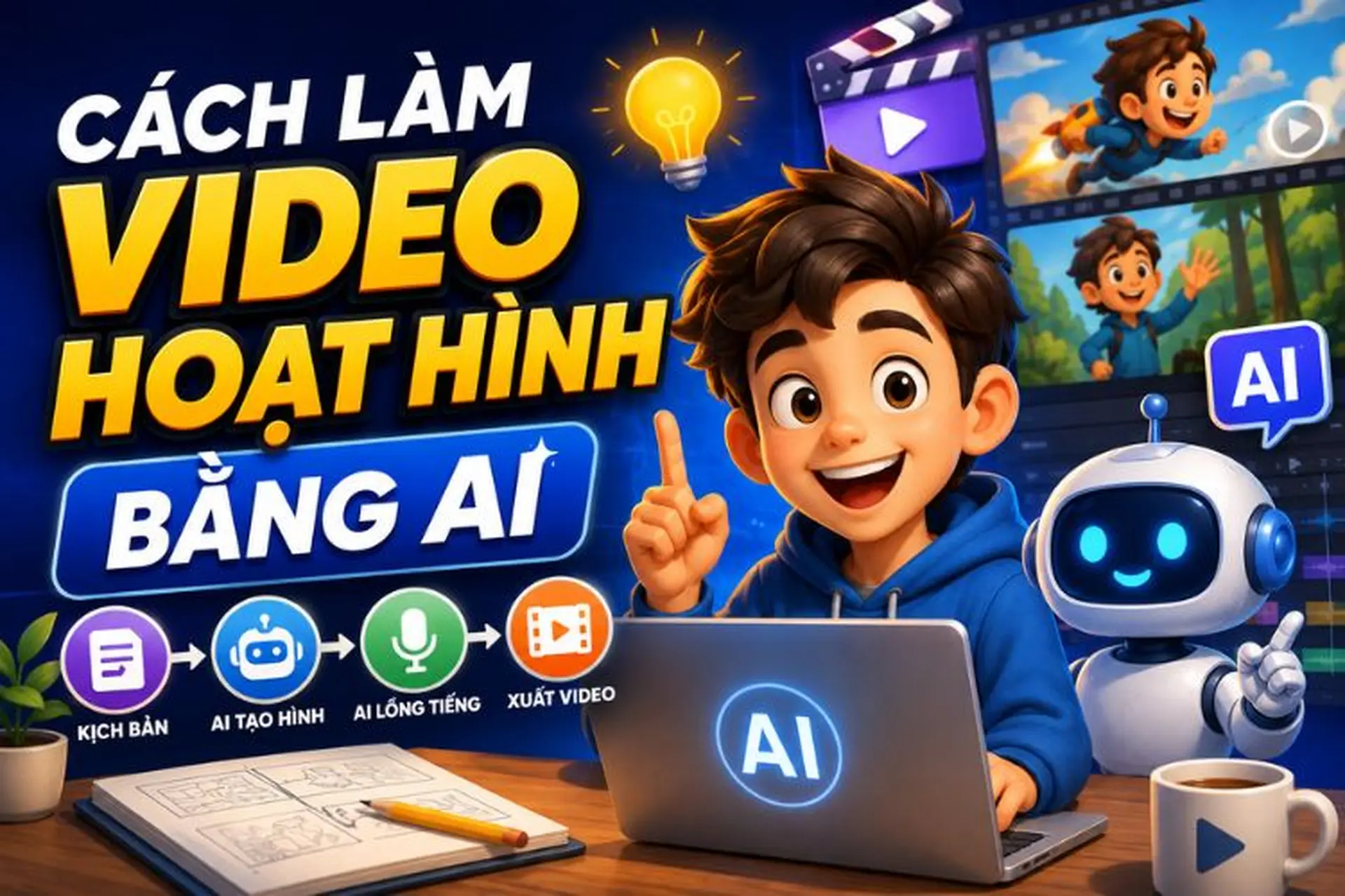 Cách làm video hoạt hình bằng AI - Không cần nhiều kỹ năng vẫn ra phim đỉnh!