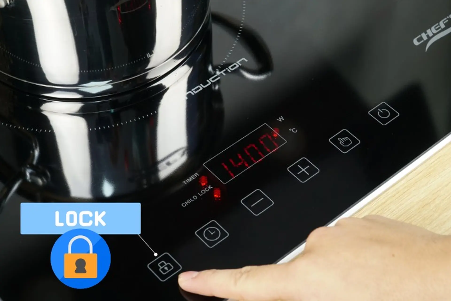Cách mở khóa bếp từ khi bị khóa nhanh chóng, đơn giản và an toàn cho mọi gia đình