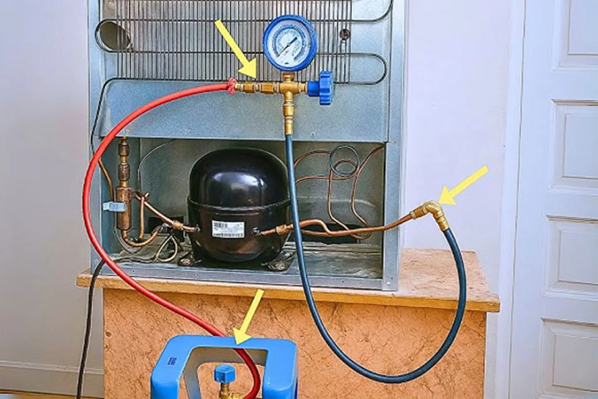 Cách nạp ga 134a cho tủ lạnh chuẩn xác và những sai lầm thường gặp khiến tủ nhanh hỏng