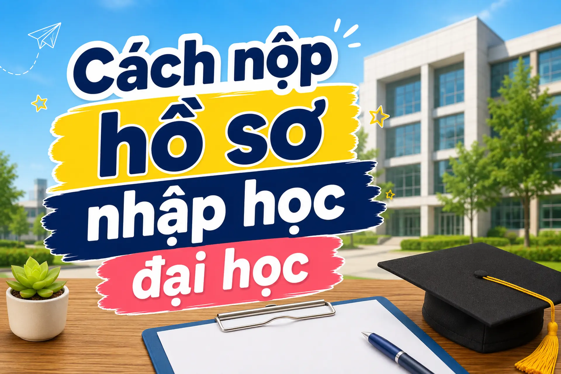 Cách nộp hồ sơ nhập học đại học: Quy trình, thủ tục và những lưu ý quan trọng