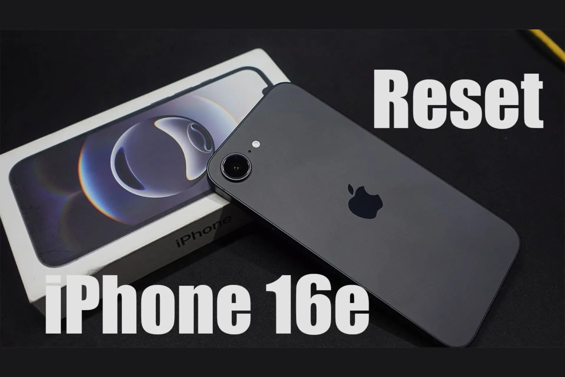 Hướng dẫn cách reset iPhone 16e đơn giản khi máy bị lỗi và những lưu ý cần biết trước khi làm  