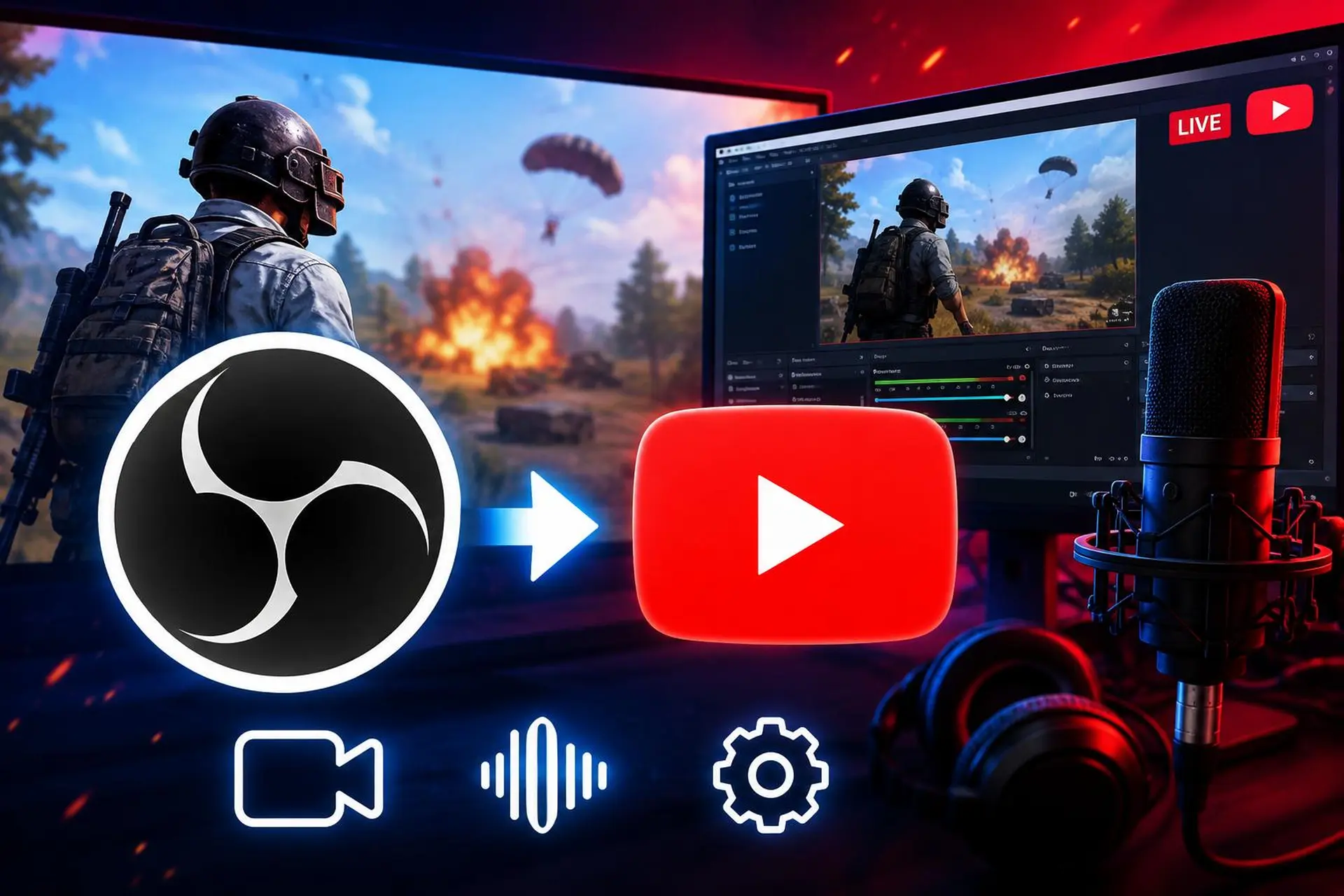 Cách stream game lên YouTube bằng OBS Studio, thiết lập hình ảnh và âm thanh chuẩn