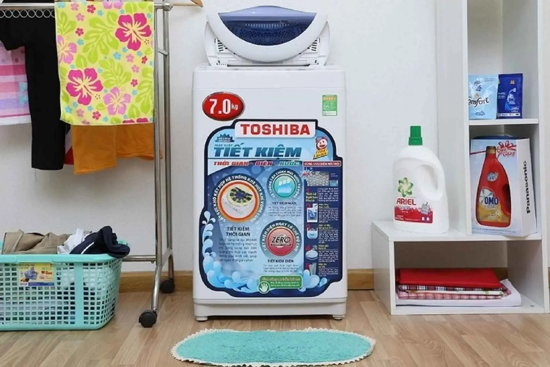 Khám phá cách sử dụng máy giặt Toshiba 7kg hiệu quả, giúp bảo vệ sợi vải tối ưu