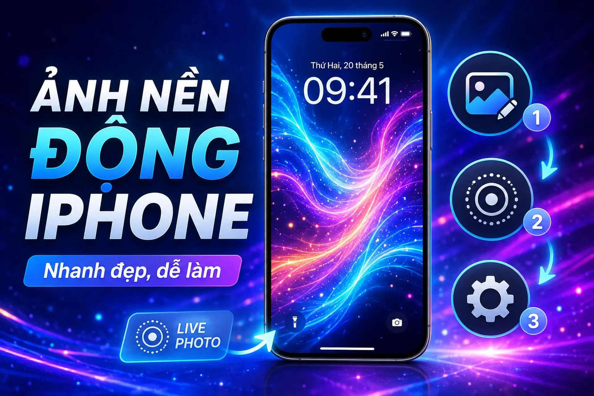 Hướng dẫn cách tạo ảnh nền động cho iPhone nhanh đẹp và đơn giản cho ai chưa biết