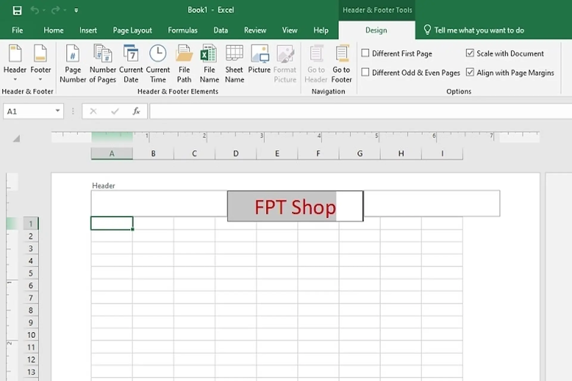 Các cách tạo Header trong Excel nhanh chóng chỉ cần một vài thao tác đơn giản