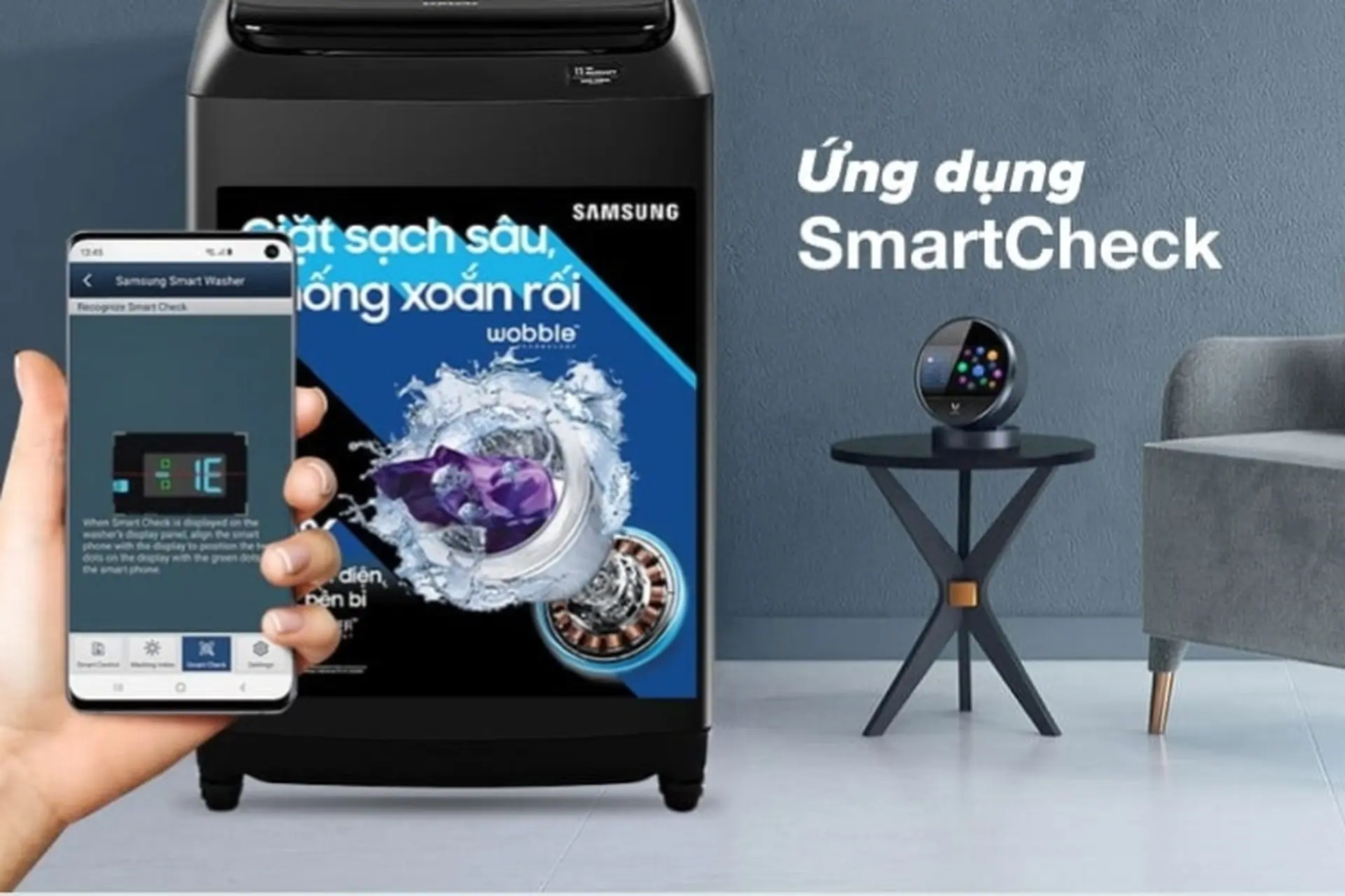 Cách test lỗi máy giặt Samsung “nhanh-gọn-lẹ" ngay tại nhà với tính năng Smart Check
