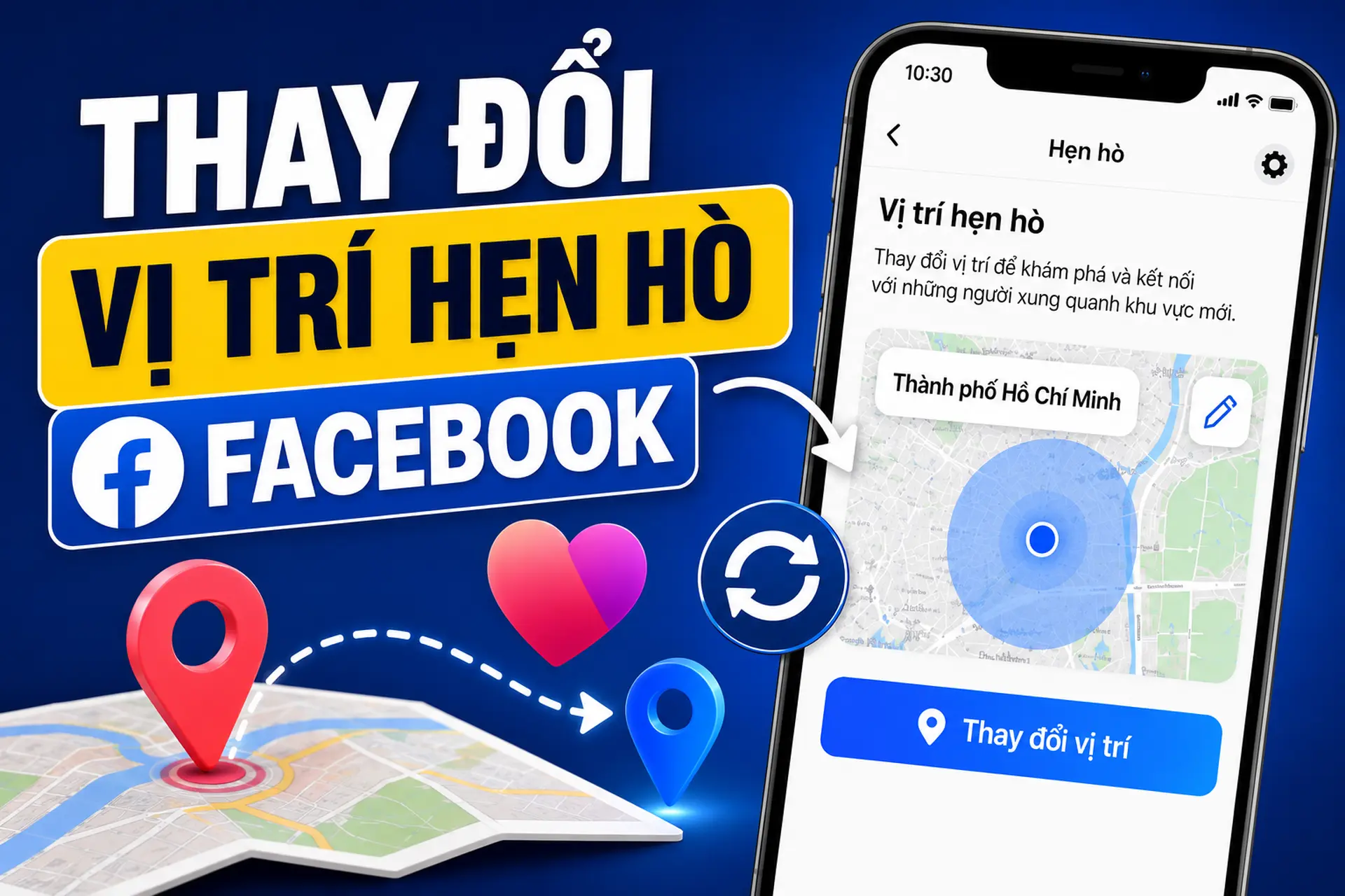 Cách thay đổi vị trí hẹn hò Facebook để khám phá nhiều kết nối phù hợp hơn