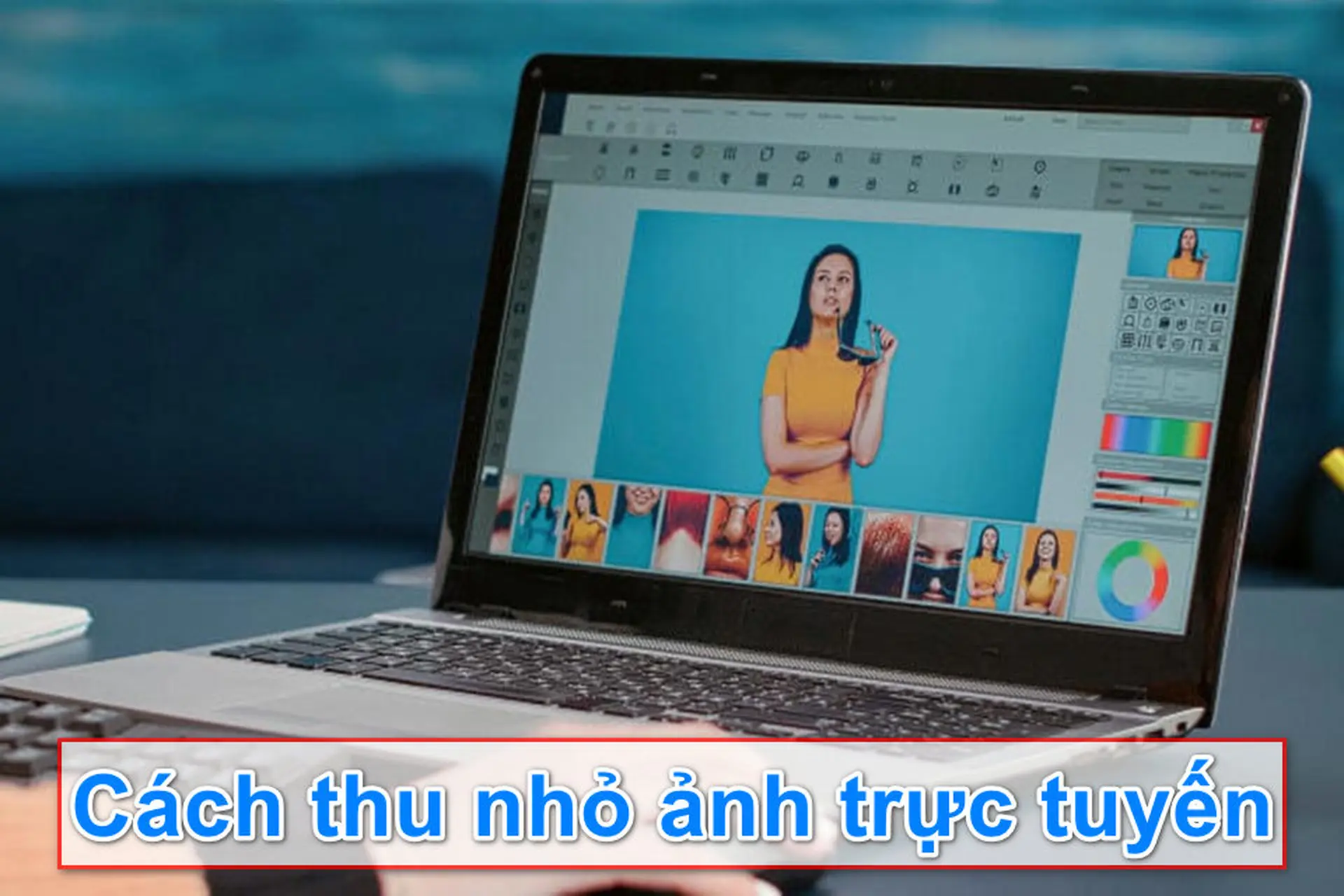 Cách thu nhỏ ảnh trực tuyến siêu dễ trên máy tính mà không phải cài đặt phần mềm