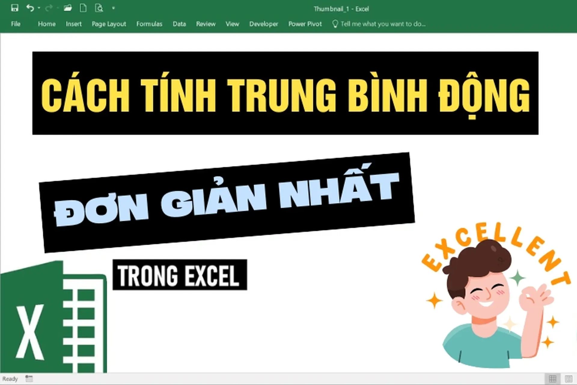 Hướng dẫn cách tính trung bình động trong Excel chi tiết, dễ hiểu giúp phân tích và theo dõi xu hướng dữ liệu dễ dàng