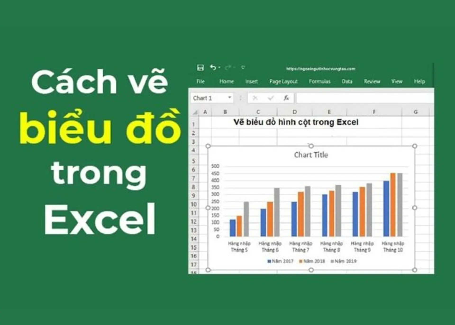 Hướng dẫn từ A-Z cách vẽ biểu đồ trong Excel đơn giản, đẹp mắt và nhanh nhất