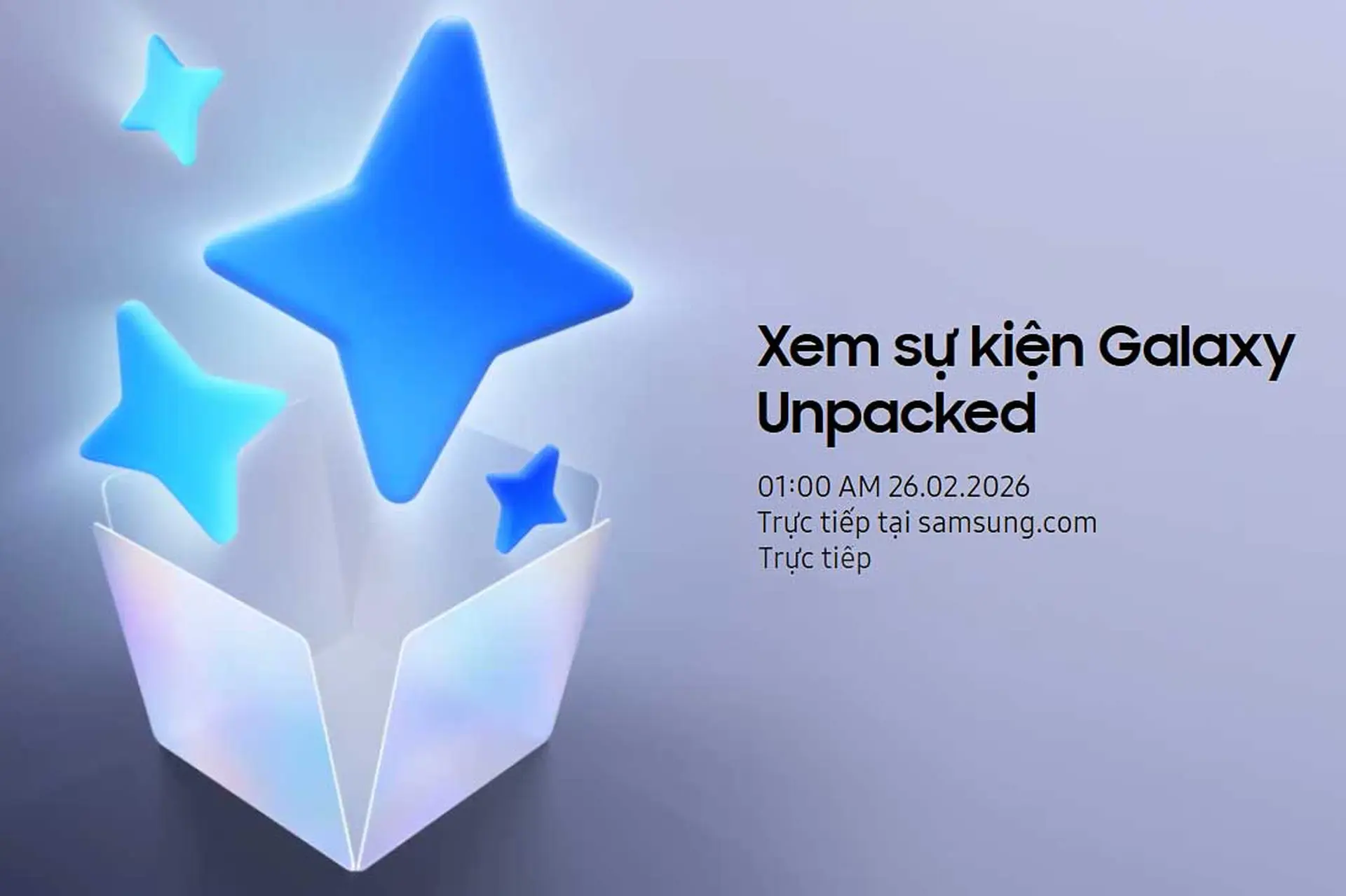 Cách xem trực tiếp Galaxy Unpacked 2026
