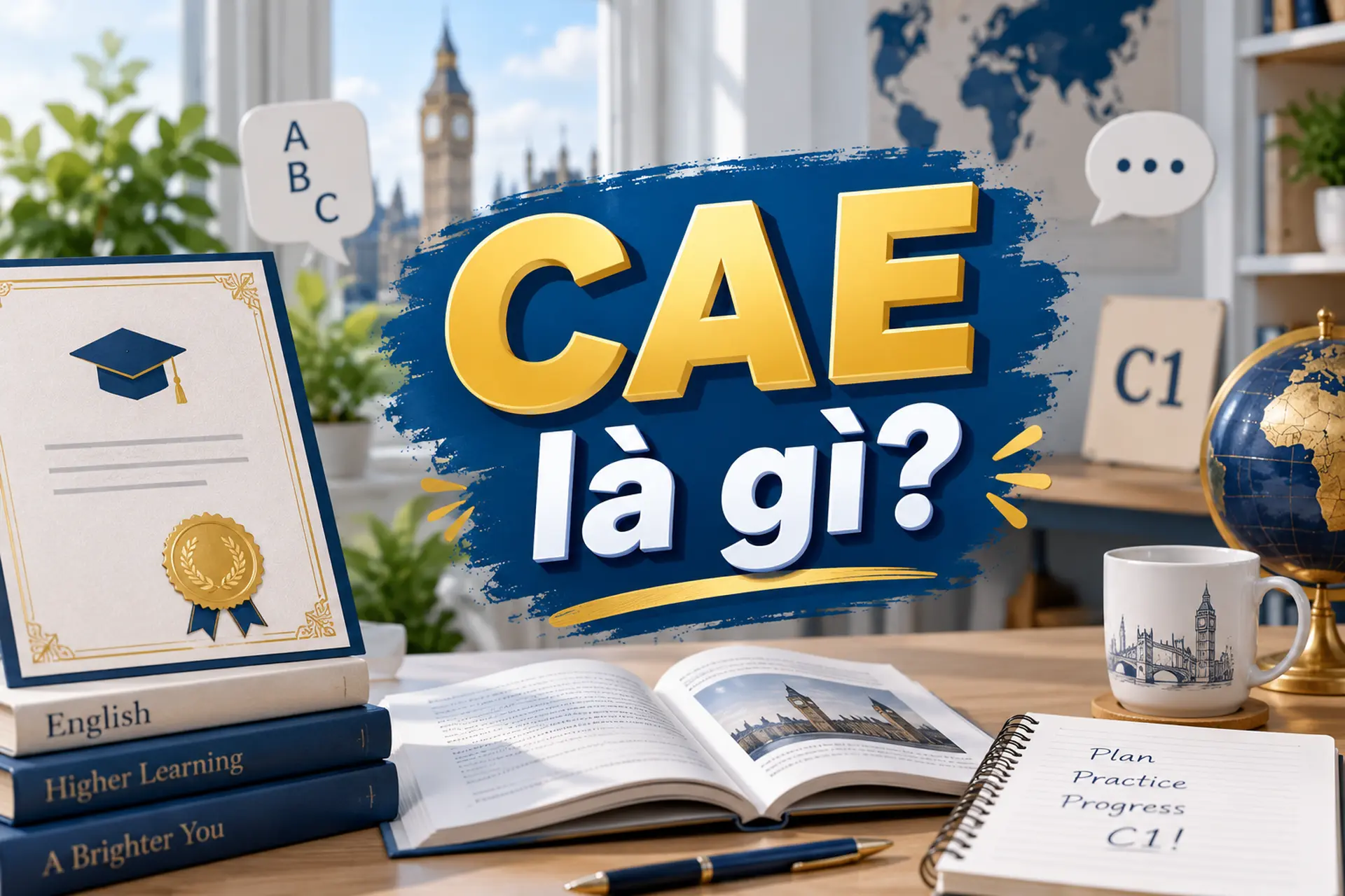 CAE là gì? Tìm hiểu chứng chỉ C1 Advanced, cấu trúc thi và giá trị sử dụng