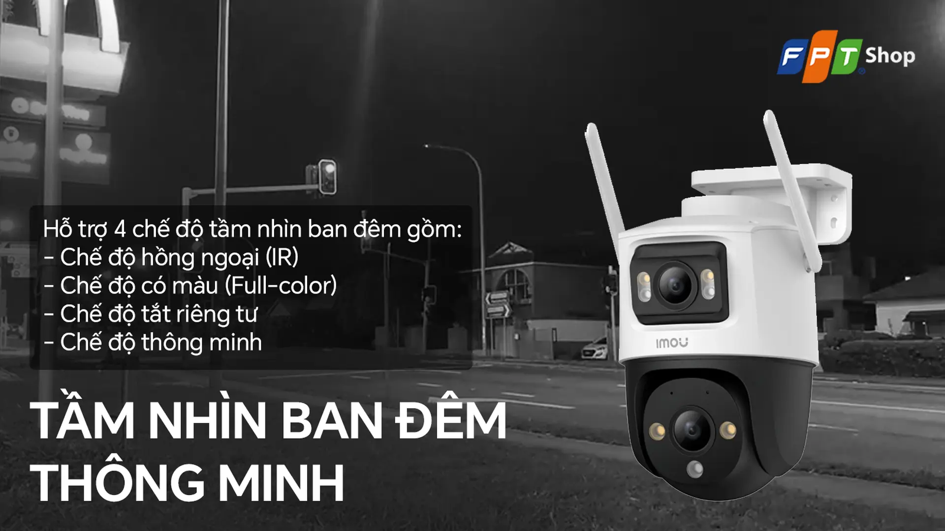 Camera IP ngoài trời 360 độ 5MP + 5MP Imou IPC-S7XP-10M0WED Dual