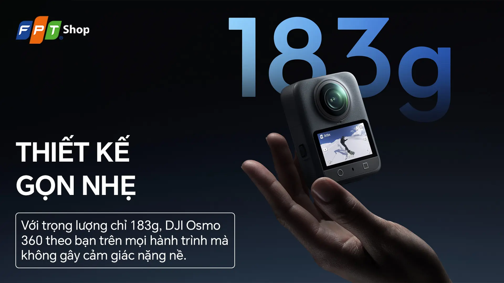 Camera hành động DJI Osmo 360 Standard Combo