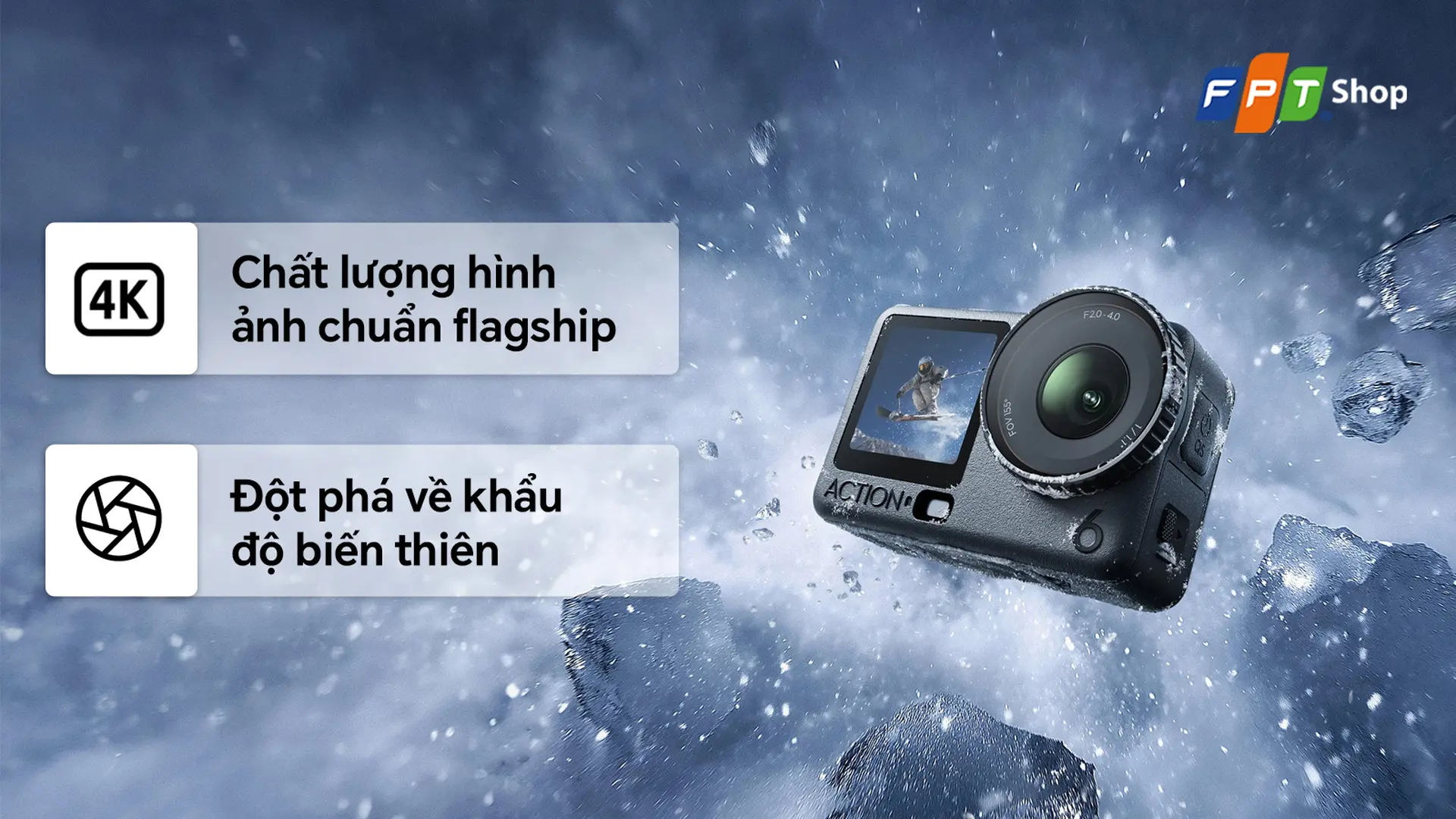 Camera hành động DJI Osmo Action 6 Advanced Combo