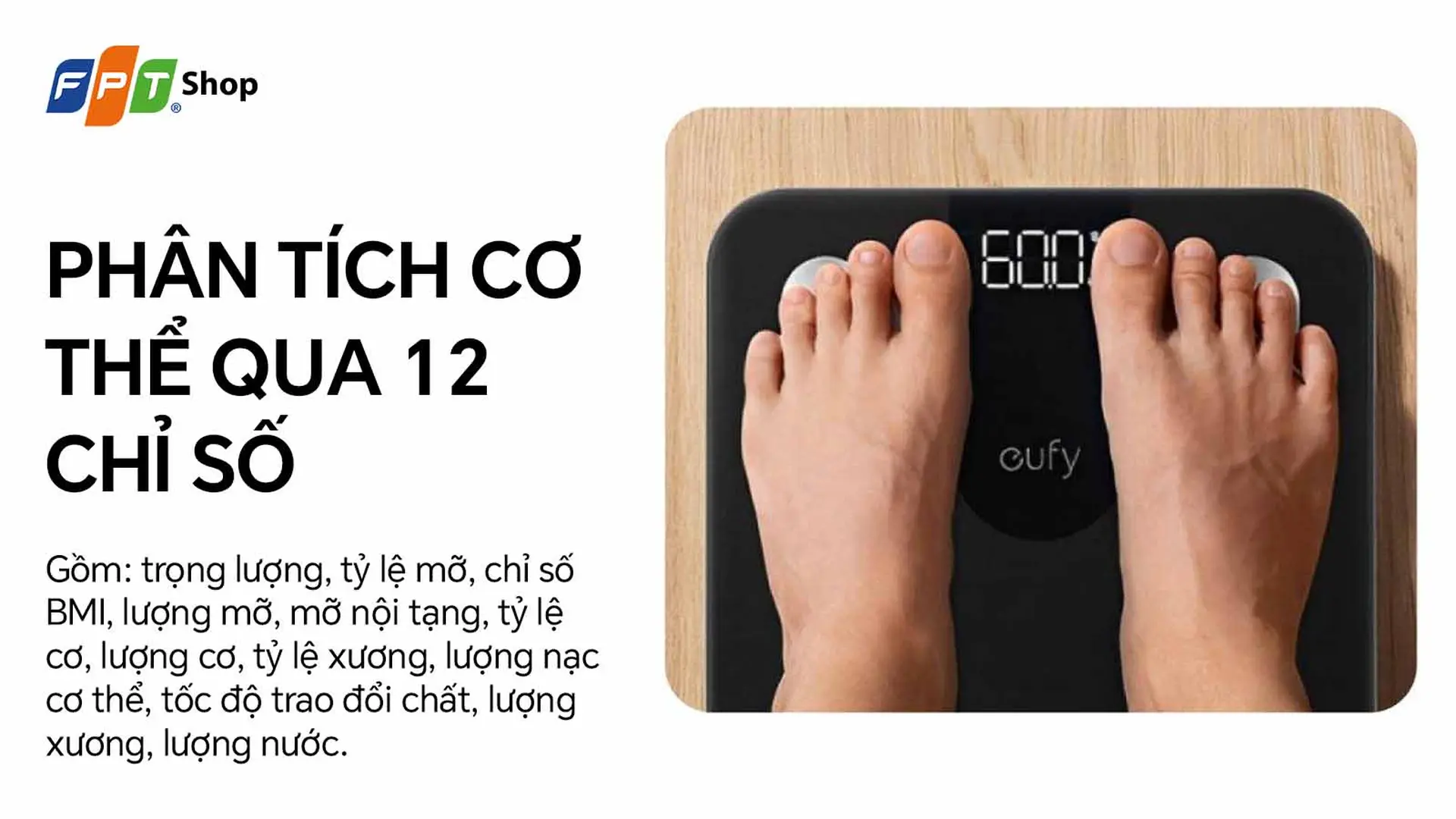 Cân thông minh Eufy Smart Scale A1 T9120