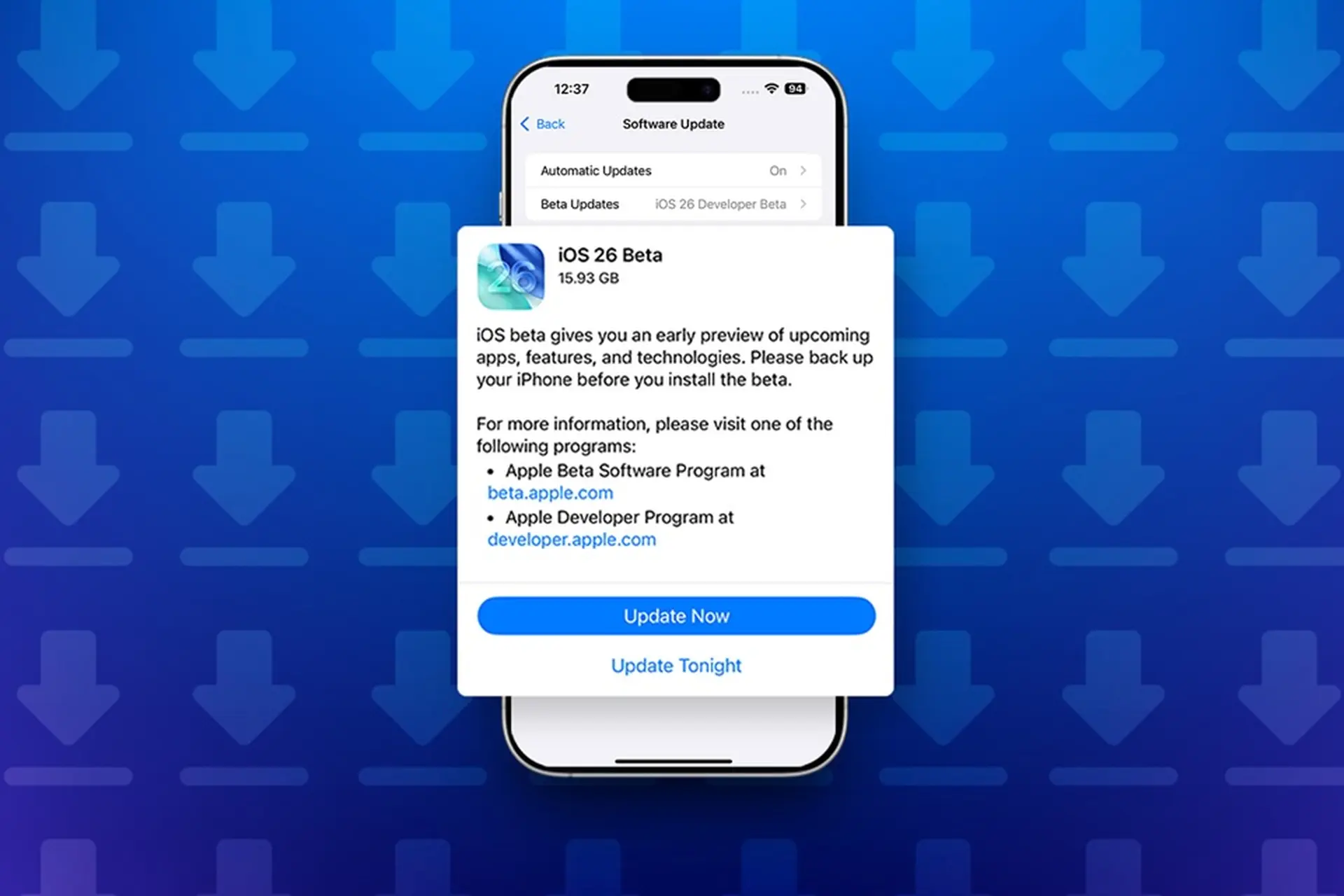 Cách cập nhật iOS 26 Developer Beta trên iPhone để trải nghiệm giao diện và nhiều tính năng mới hấp dẫn