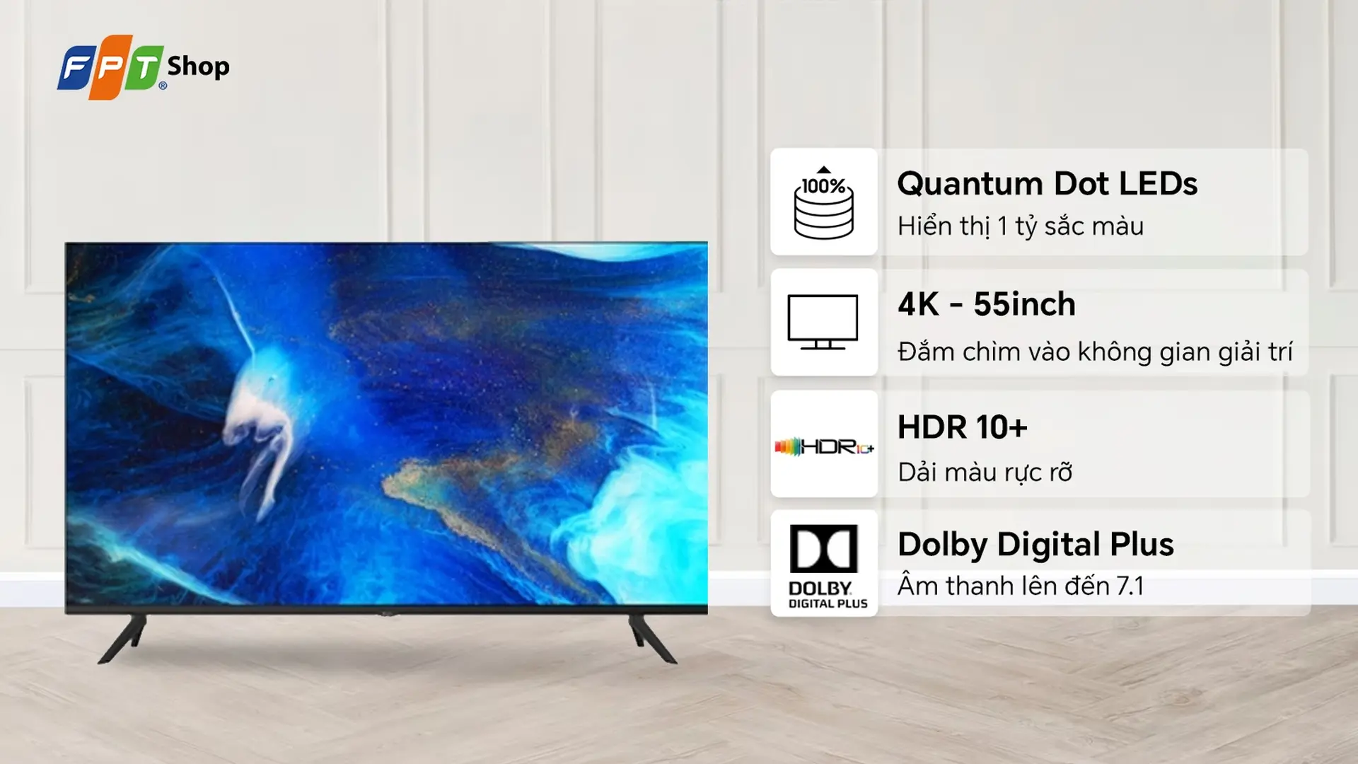 Casper Google Tivi UHD 4K 50 inch 50UGA610