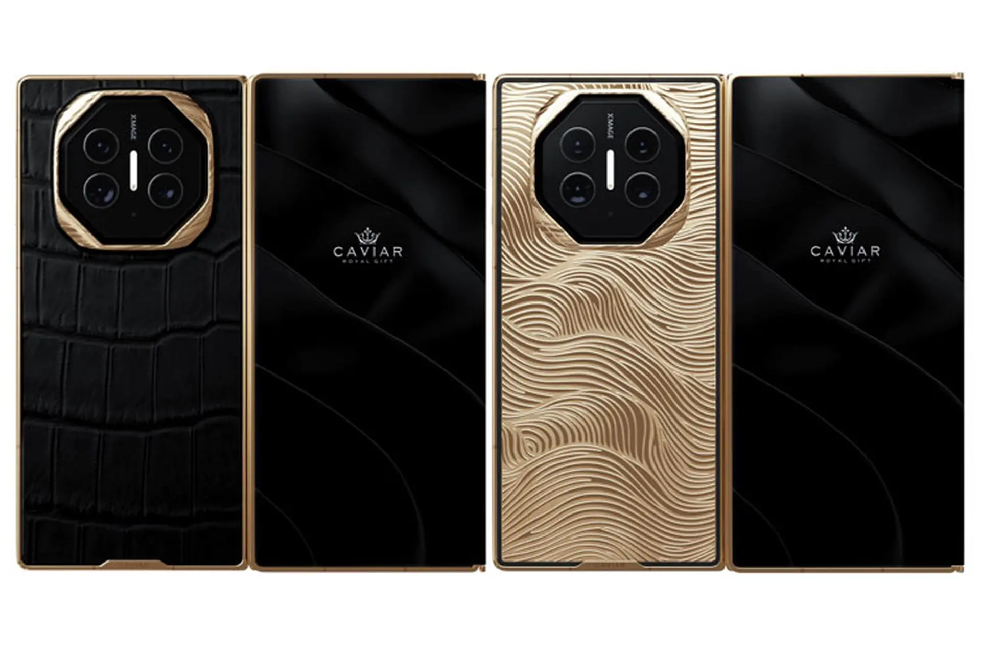 Caviar ra mắt phiên bản đặc biệt Huawei Mate XT Ultimate mạ vàng 24k, giá trên 14.000 USD (hơn 344 triệu đồng)