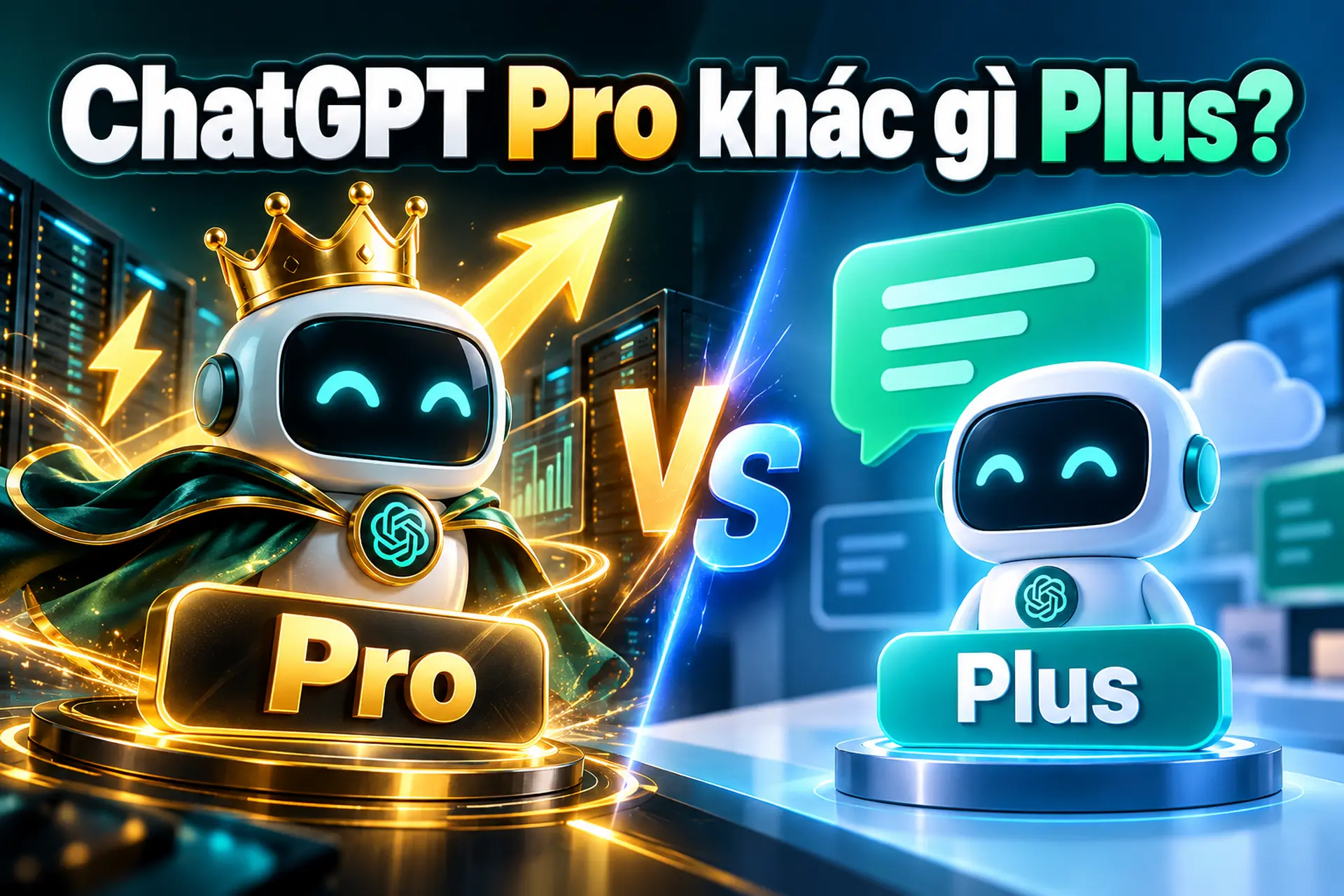 ChatGPT Pro khác gì Plus? So sánh giá, tính năng và lựa chọn phù hợp năm 2026