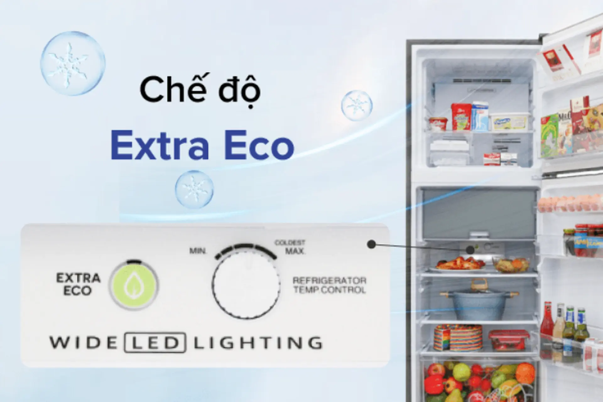 Chế độ Eco tủ lạnh Sharp là gì? Giải thích chi tiết nguyên lý hoạt động và lợi ích tiết kiệm điện  