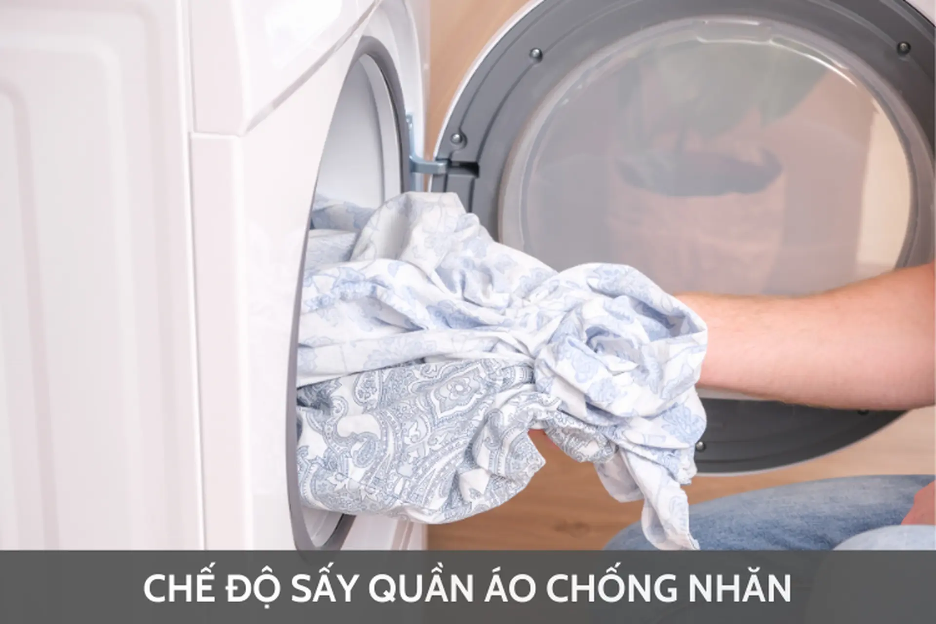 Chế độ sấy quần áo chống nhăn là gì? Hướng dẫn chi tiết cách sấy quần áo không nhăn đúng cách
