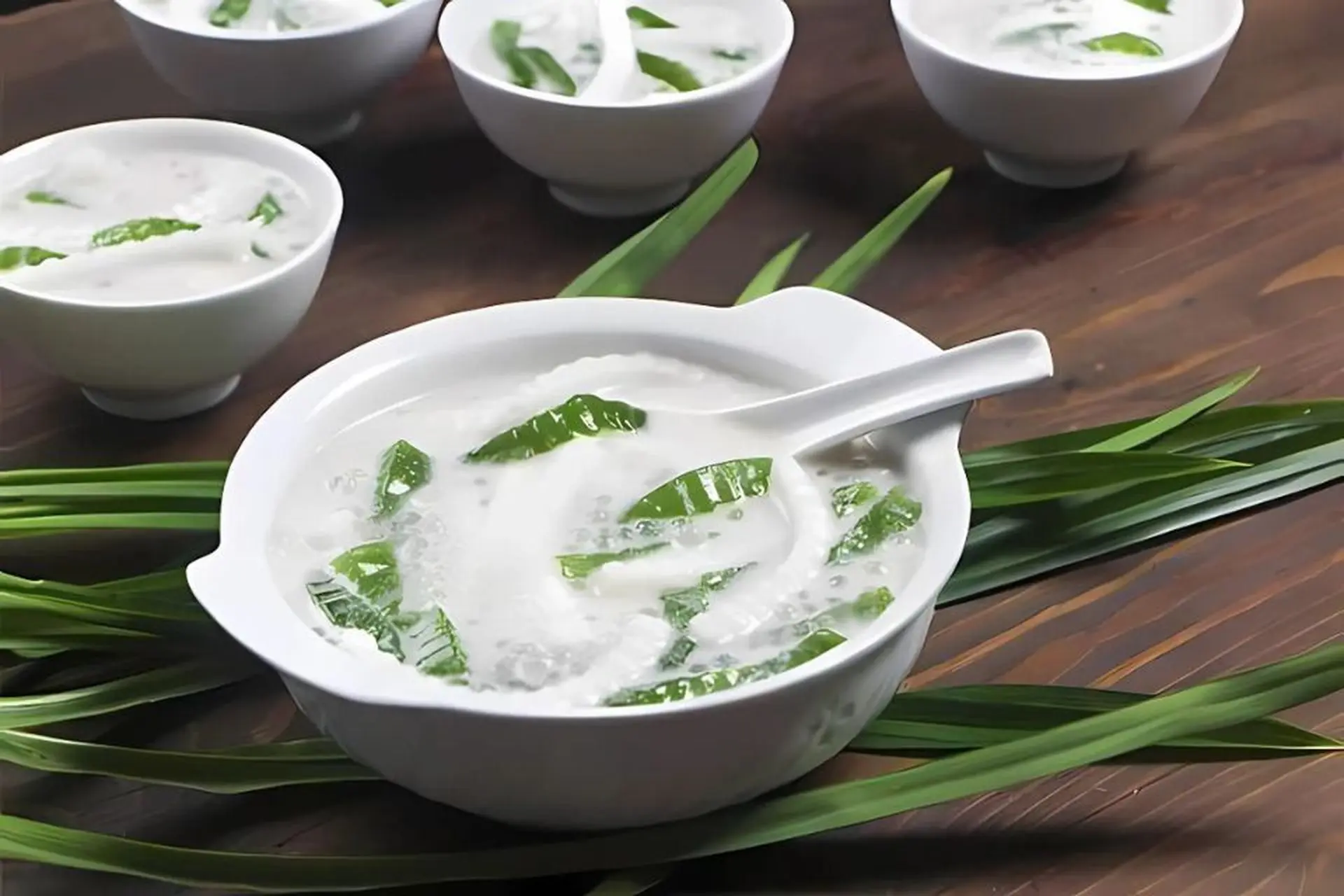 Bí quyết nấu chè dừa non lá nếp dẻo mềm chuẩn như ngoài hàng, cả nhà cùng mê