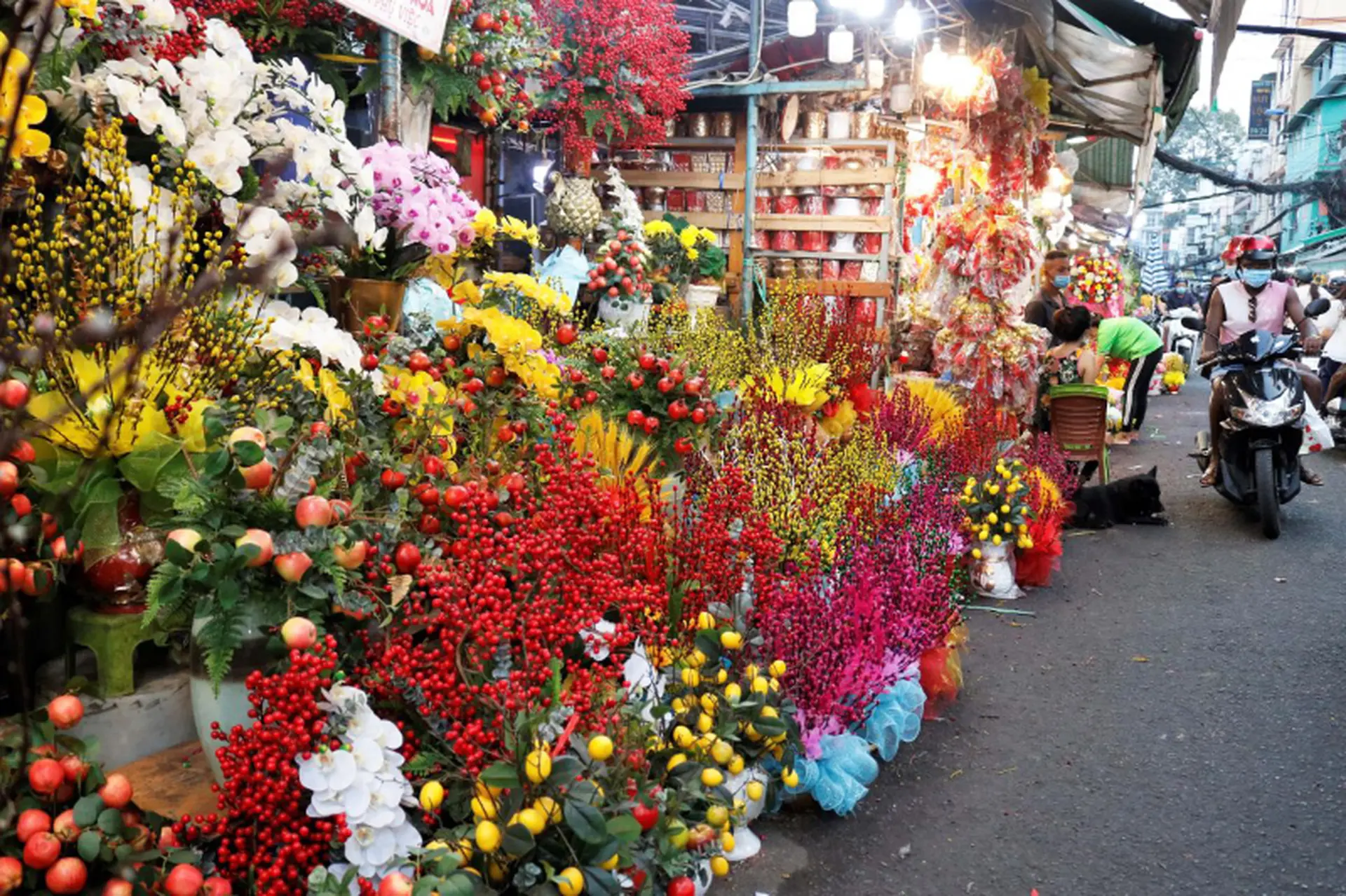 Khám phá chợ hoa Hồ Thị Kỷ: Thiên đường hoa tươi và ẩm thực đường phố giữa lòng Sài Gòn