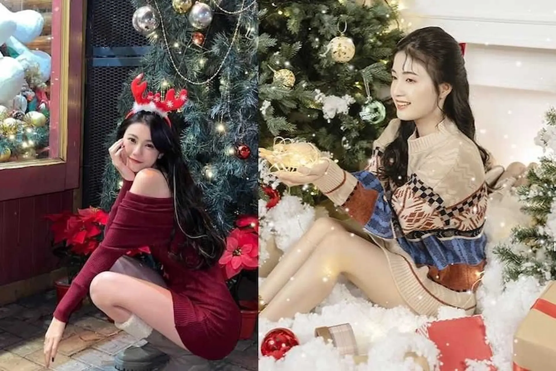 Chụp ảnh với cây thông noel và những ý tưởng độc đáo cho bộ ảnh mùa lễ hội