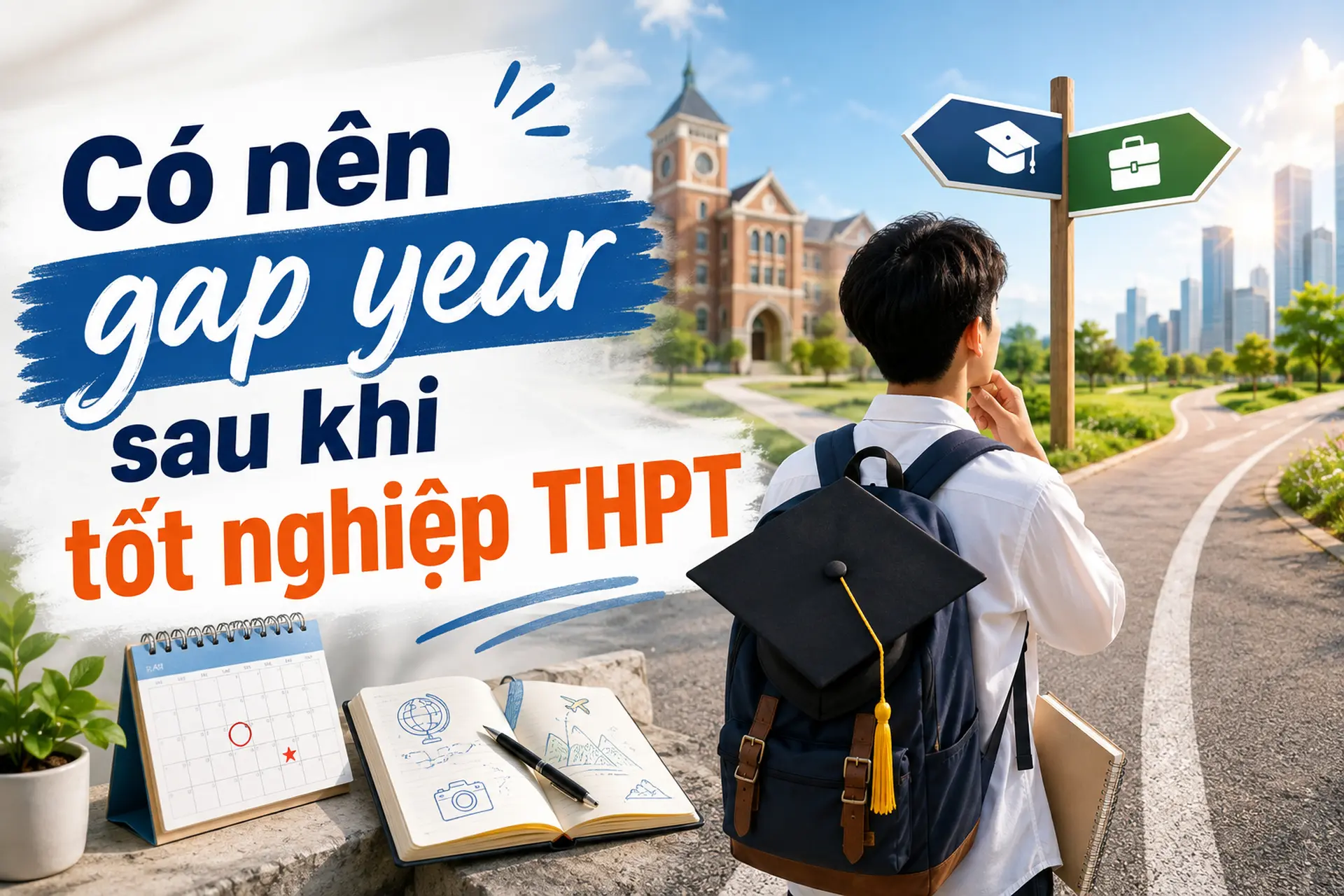 Có nên gap year sau khi tốt nghiệp THPT? Lợi ích, rủi ro và những điều cần cân nhắc trước khi quyết định