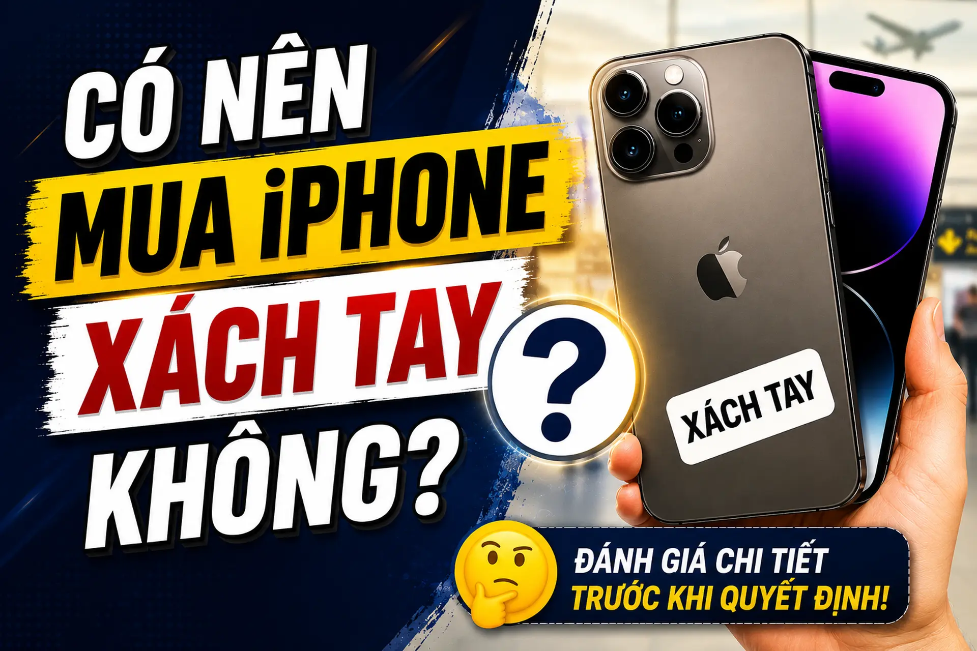 Có nên mua iPhone xách tay không? Phân tích ưu, nhược điểm và những điều cần lưu ý