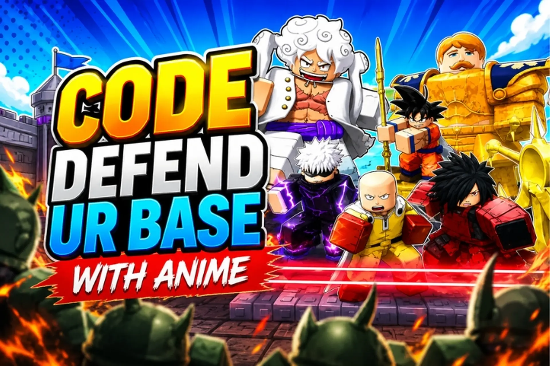 Nhập code Defend Ur Base With Anime mới nhất tháng 06/2026 nhận ngay vật phẩm miễn phí