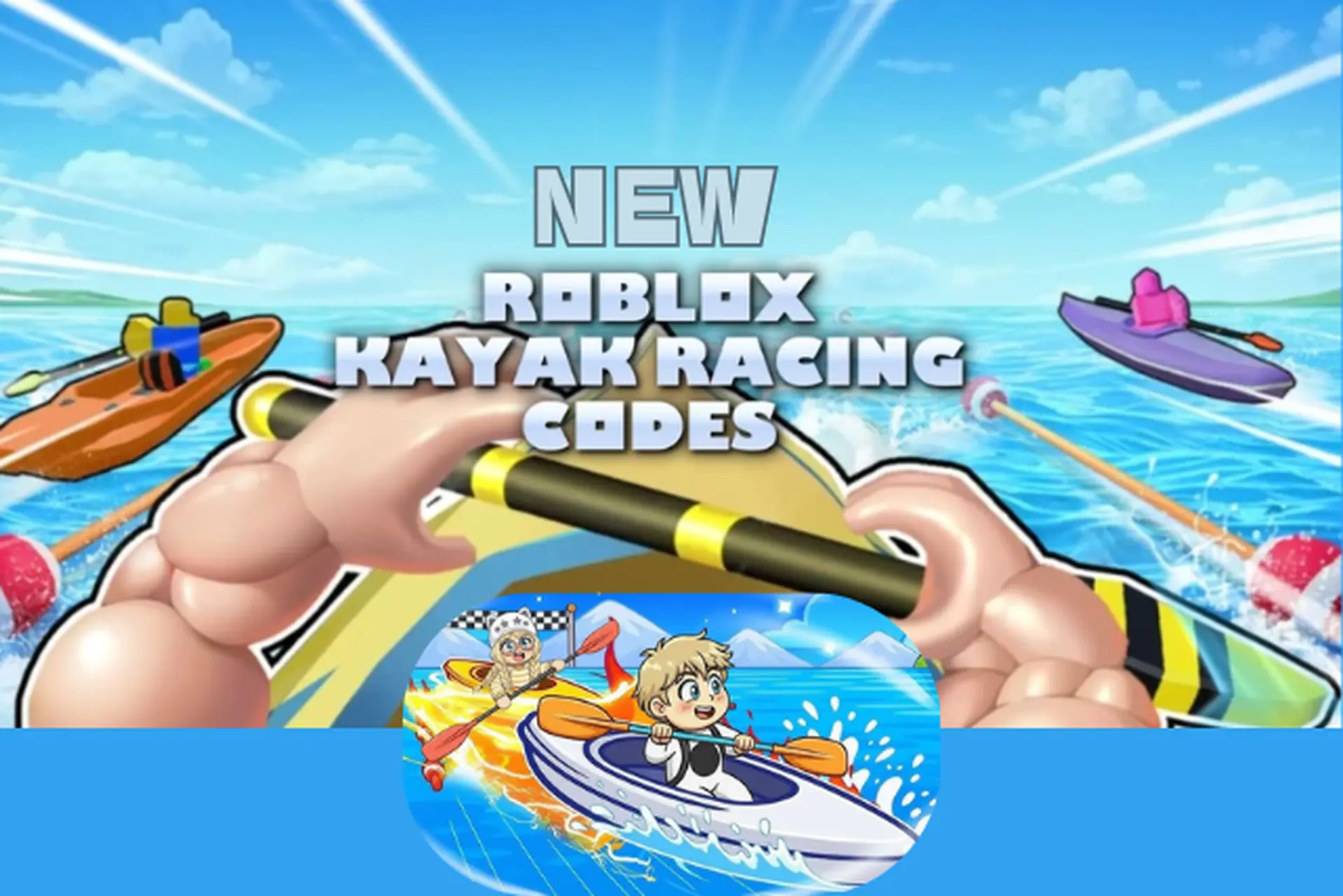 Code Kayak Racing mới nhất 2026: Hé lộ bí mật nhận phần thưởng cực hiếm, tăng tốc vượt trội và thống trị mọi đường đua Roblox