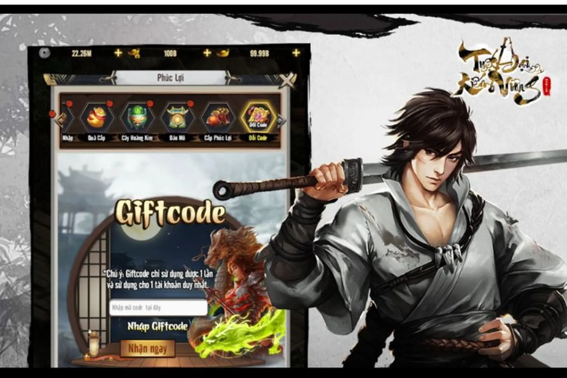 Danh sách code Tuyệt Đại Kiếm Vương mới nhất 01/2026 mà bạn không nên bỏ qua để nhận quà hấp dẫn