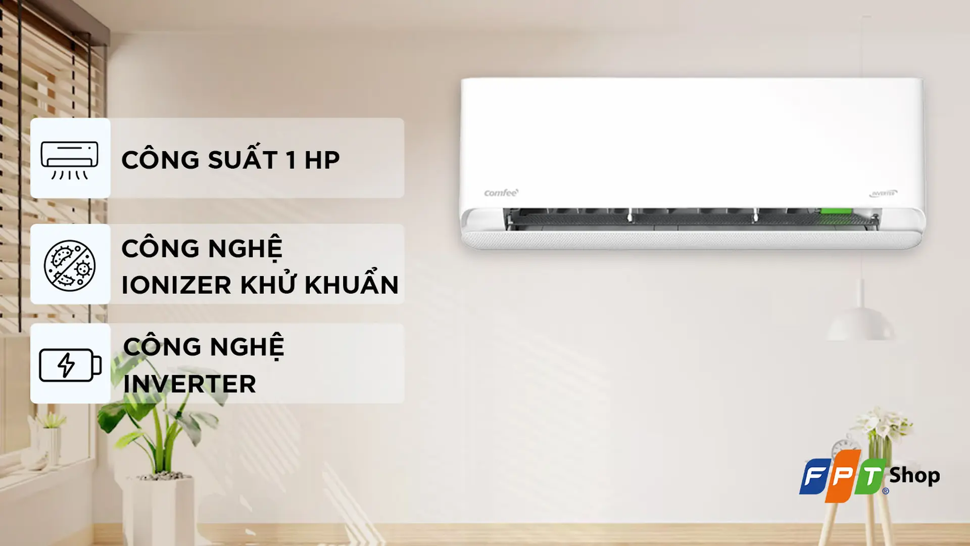 Comfee Inverter 1 HP CFS-10VCB1