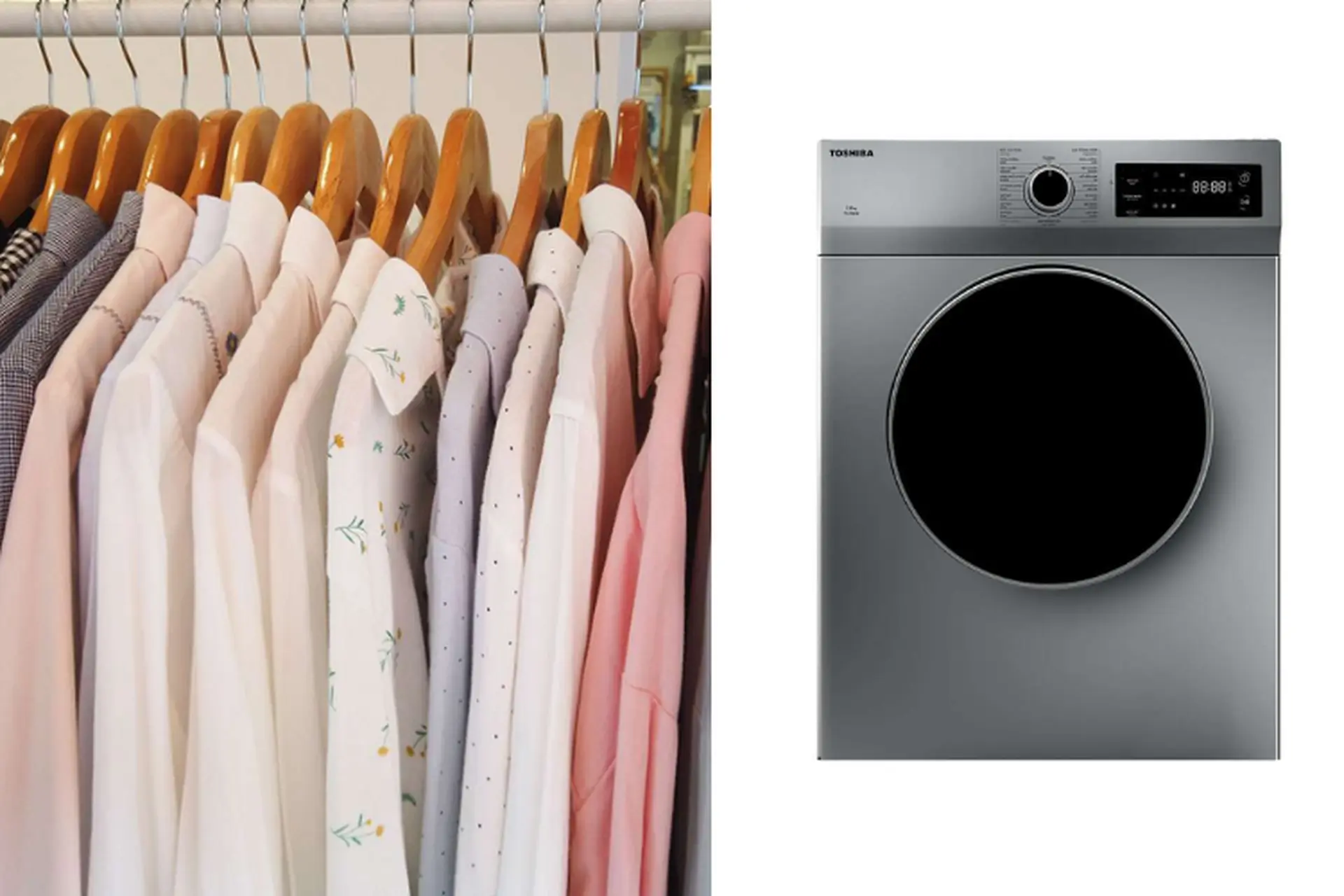 Tìm hiểu công nghệ SenseDry trên máy sấy quần áo Toshiba - Quần áo khô nhanh, bền màu