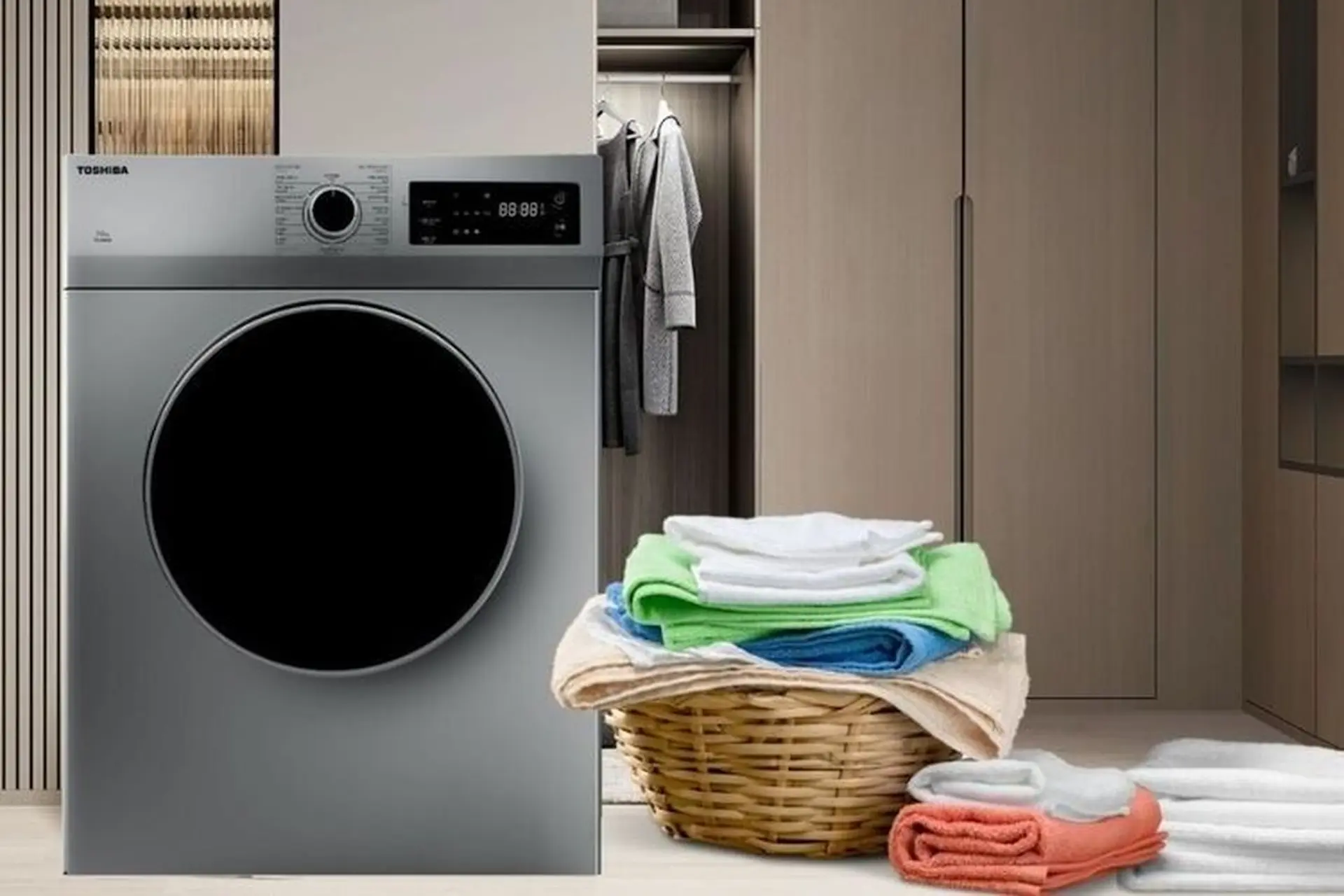 Khám phá công nghệ SenseDry trên máy sấy quần áo Toshiba: Bí quyết giúp quần áo khô nhanh, bền màu hiệu quả