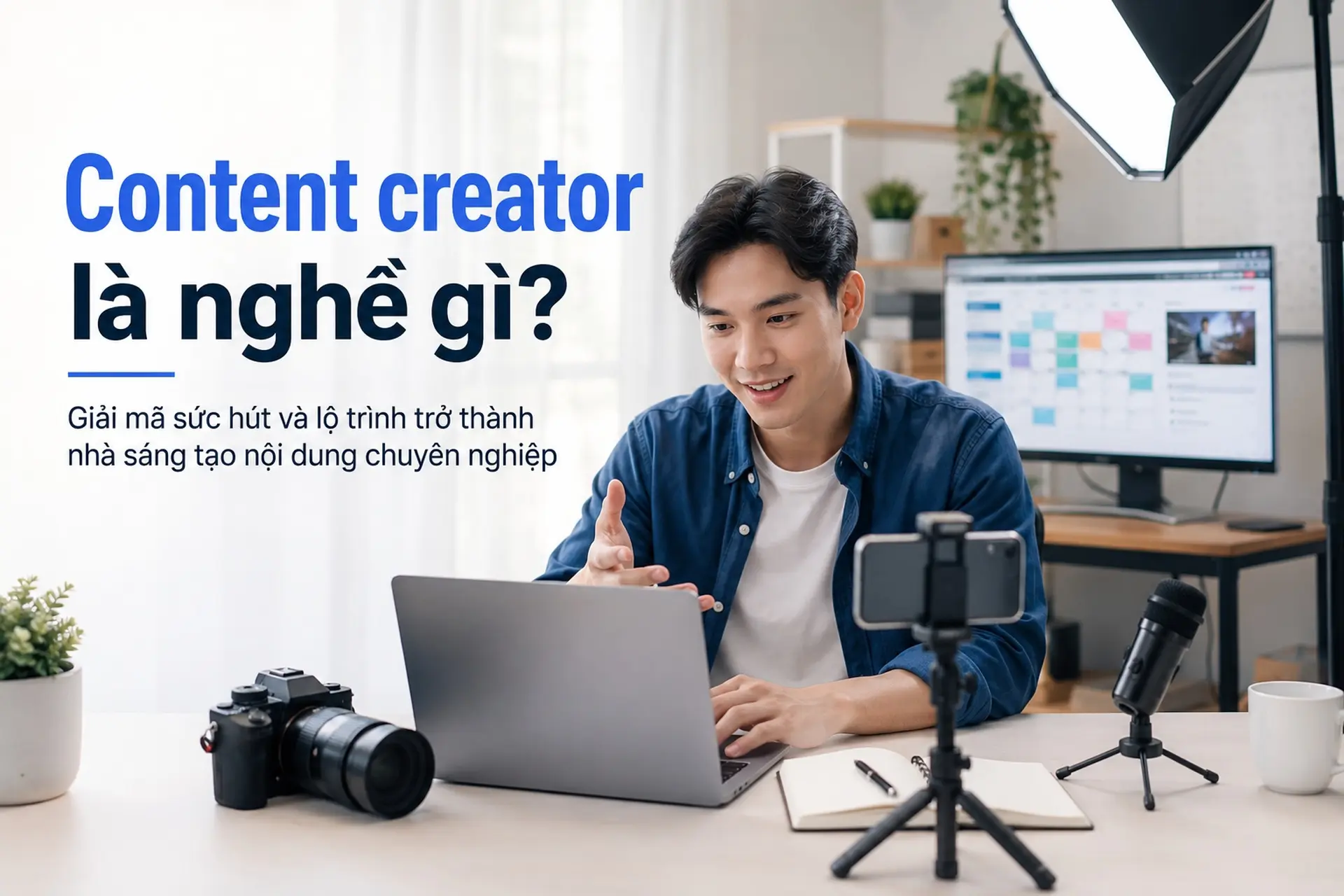 Content creator là nghề gì? Giải mã sức hút và lộ trình trở thành nhà sáng tạo nội dung chuyên nghiệp