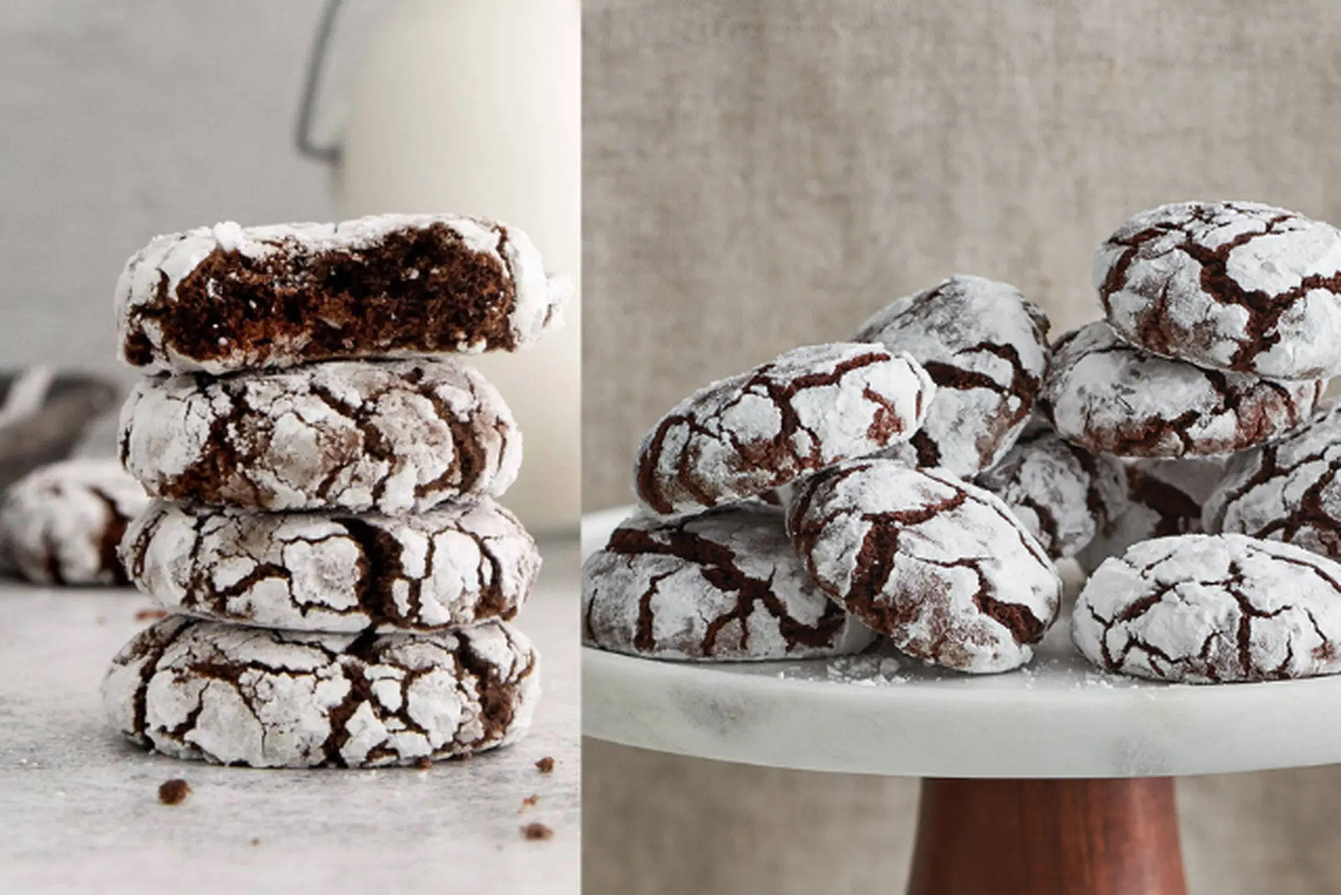 Crinkle cookies là gì? Cách làm bánh quy tuyết đẹp mắt, mềm ngọt tan chảy trong từng miếng bánh