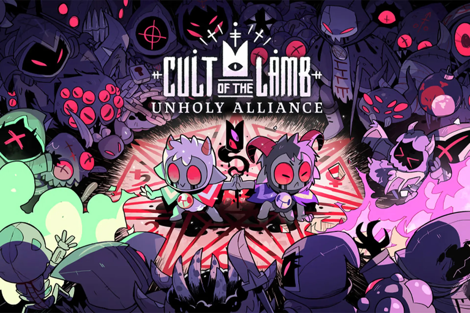 Hành trình đầy kịch tính trong Cult of the Lamb: Từ một con cừu yếu đuối trở thành một vị thần tối cao quyền lực