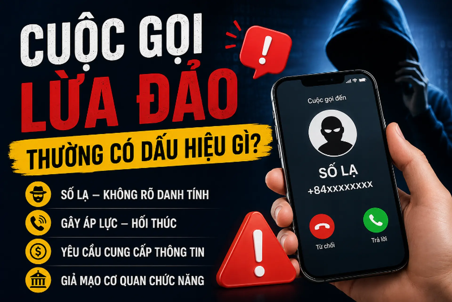 Cuộc gọi lừa đảo thường có dấu hiệu gì? Cách nhận biết và phòng tránh hiệu quả
