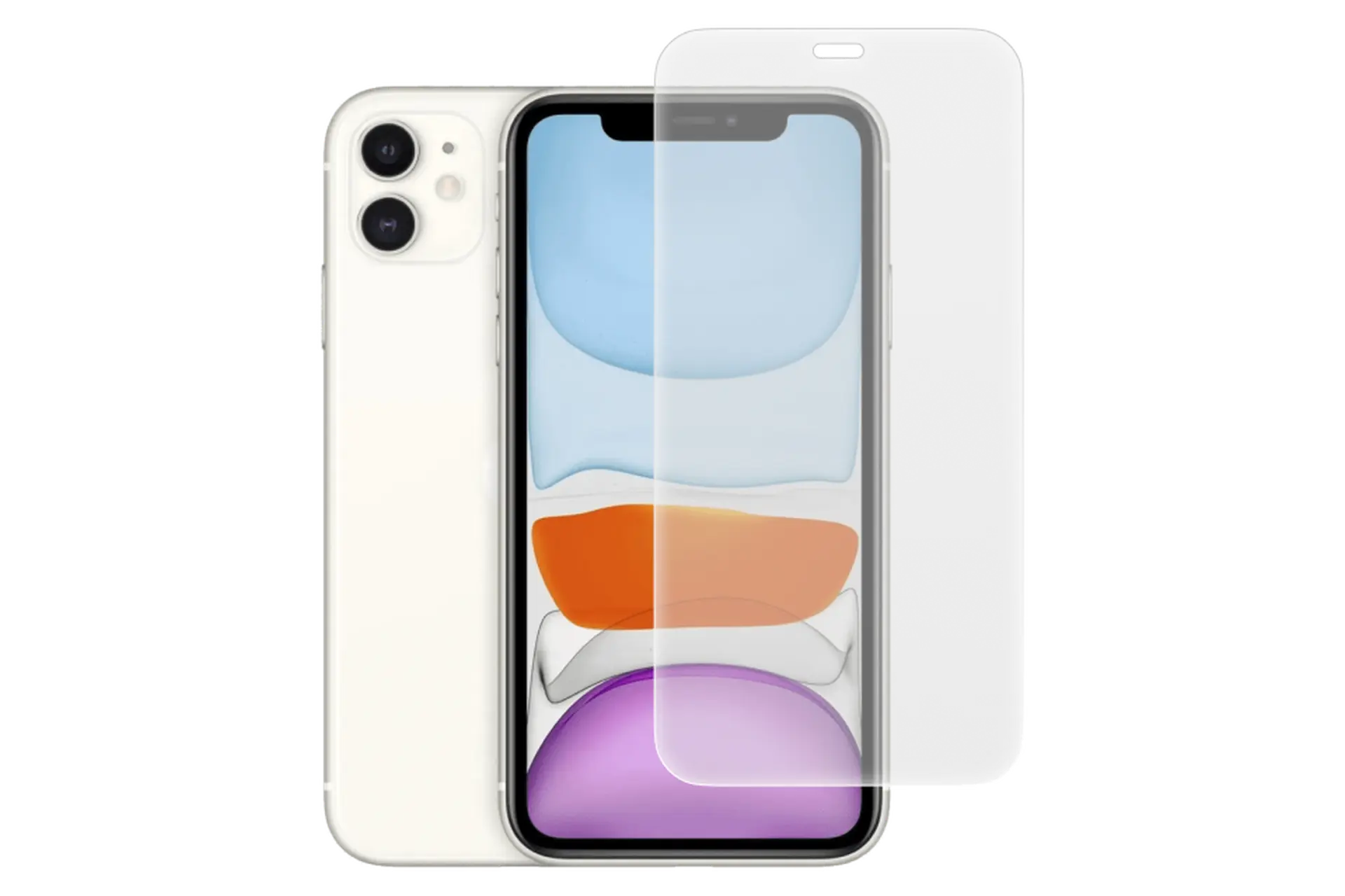 Miếng dán màn hình kính cường lực iPhone 11 2.5D YVS