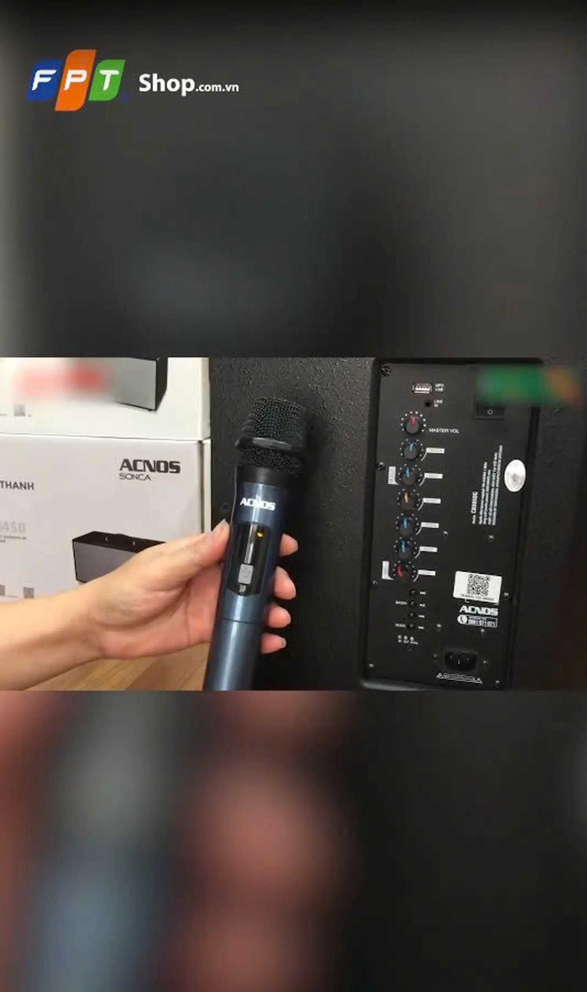 Loa Karaoke xách tay SONCAMEDIA CS122