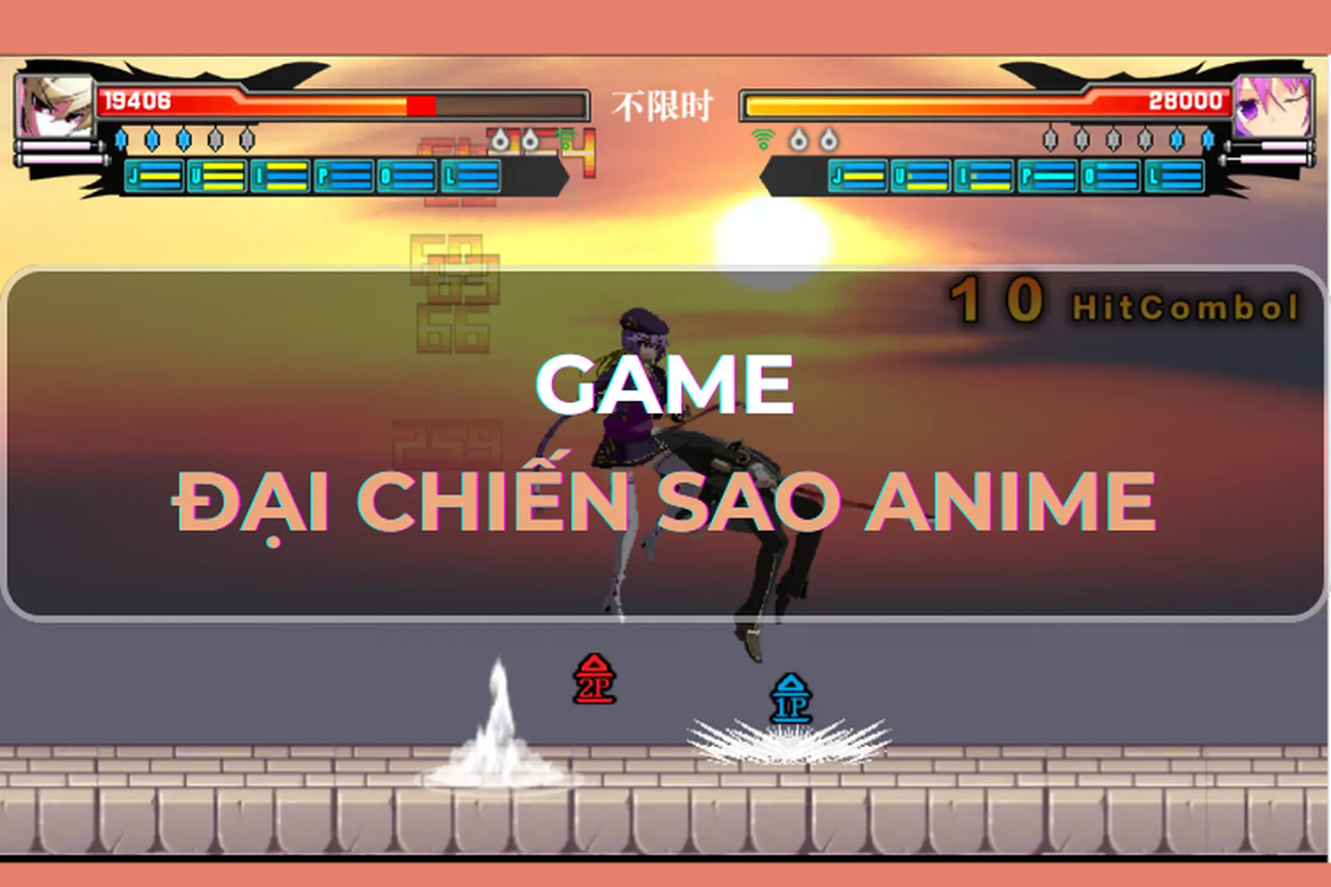 Cách chơi game Đại Chiến Sao Anime trên Game Vui - Cuộc đọ sức đầy kịch tính của các nhân vật nổi tiếng