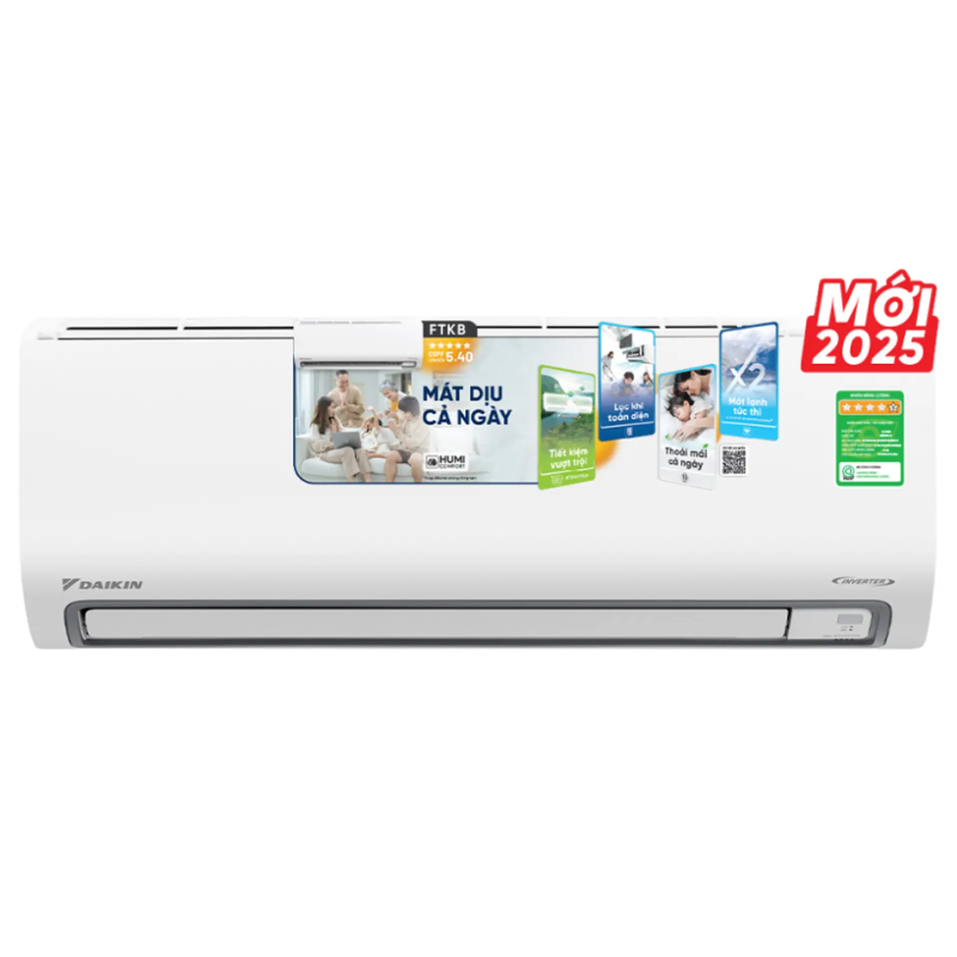 Máy lạnh Daikin Inverter 1 HP FTKB25ZVMV