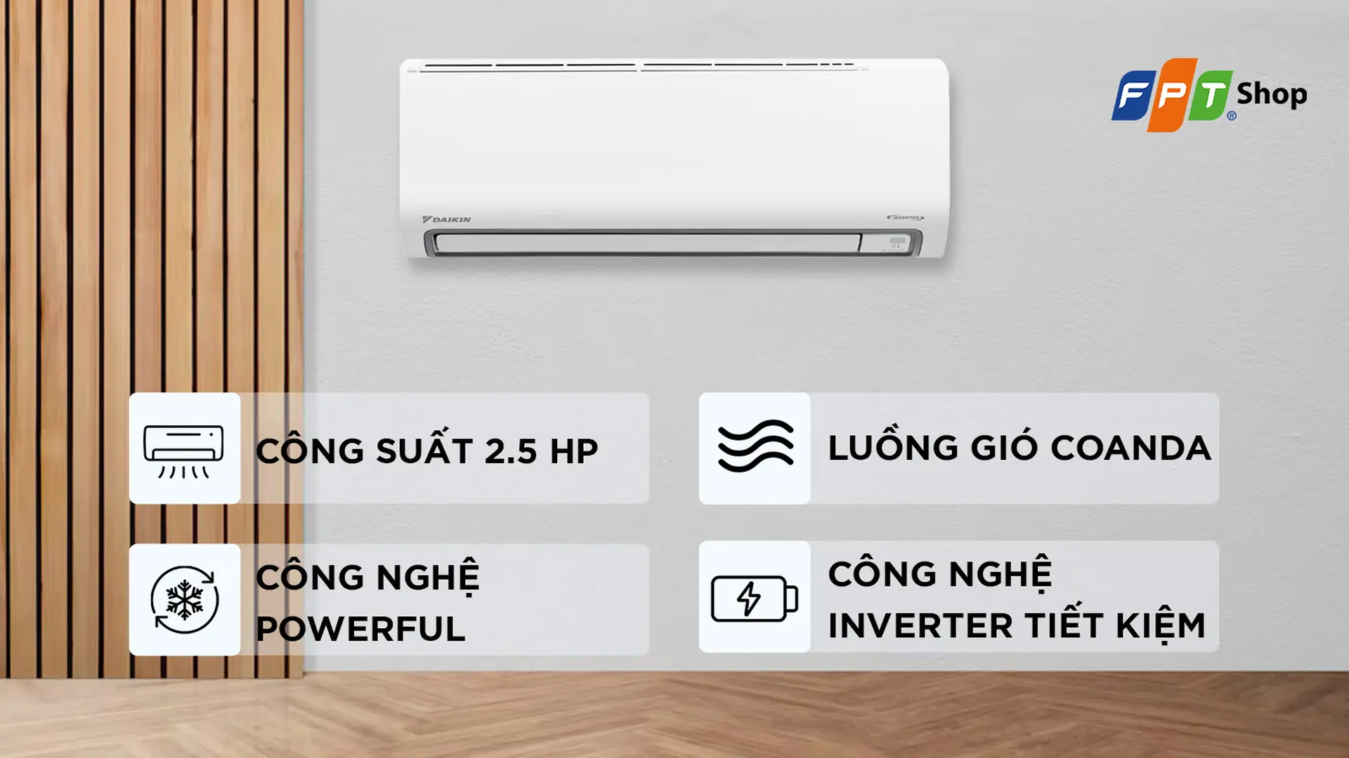 Daikin Inverter 2.5 HP FTKB60ZVMV